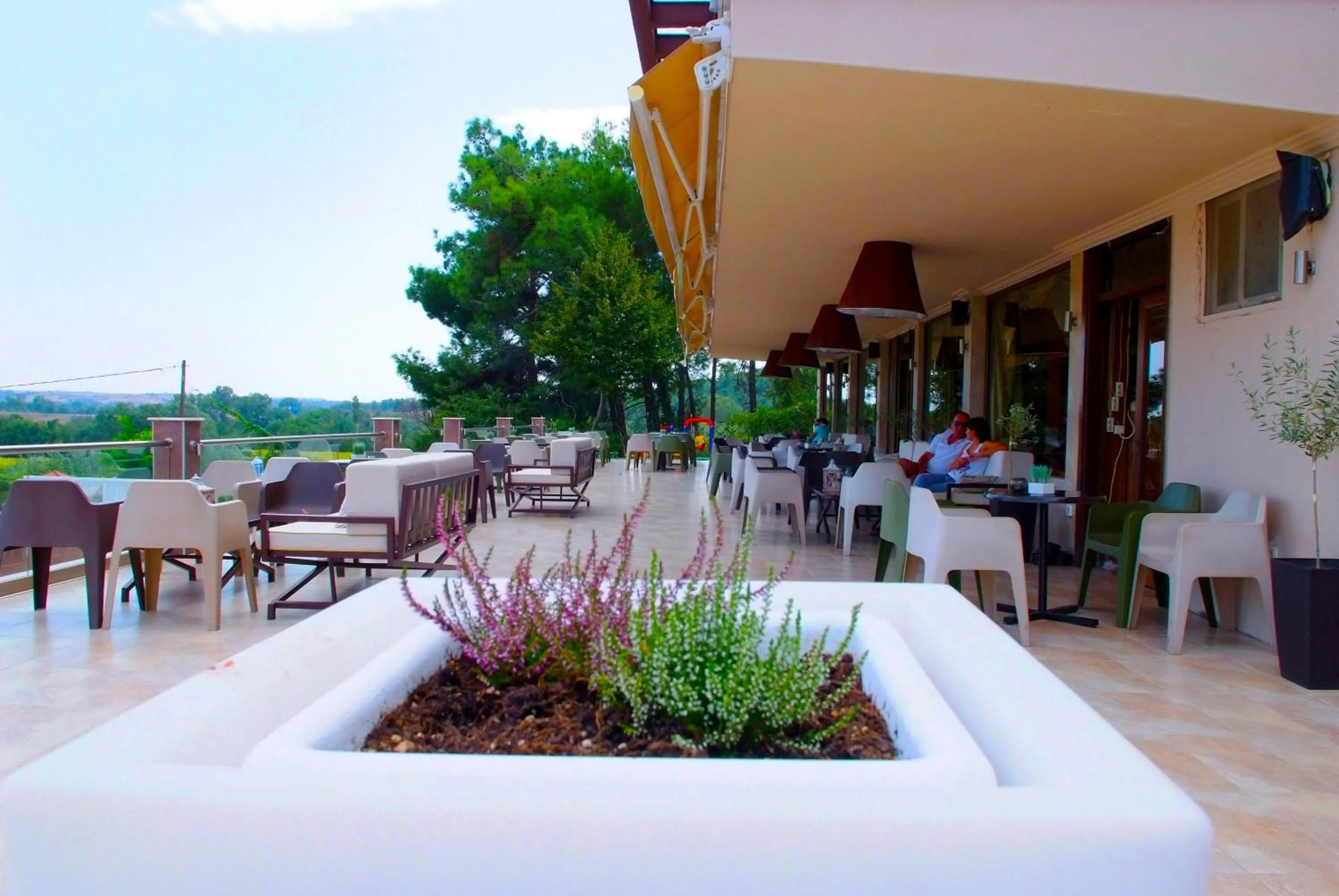 Patio in Plotini Hotel