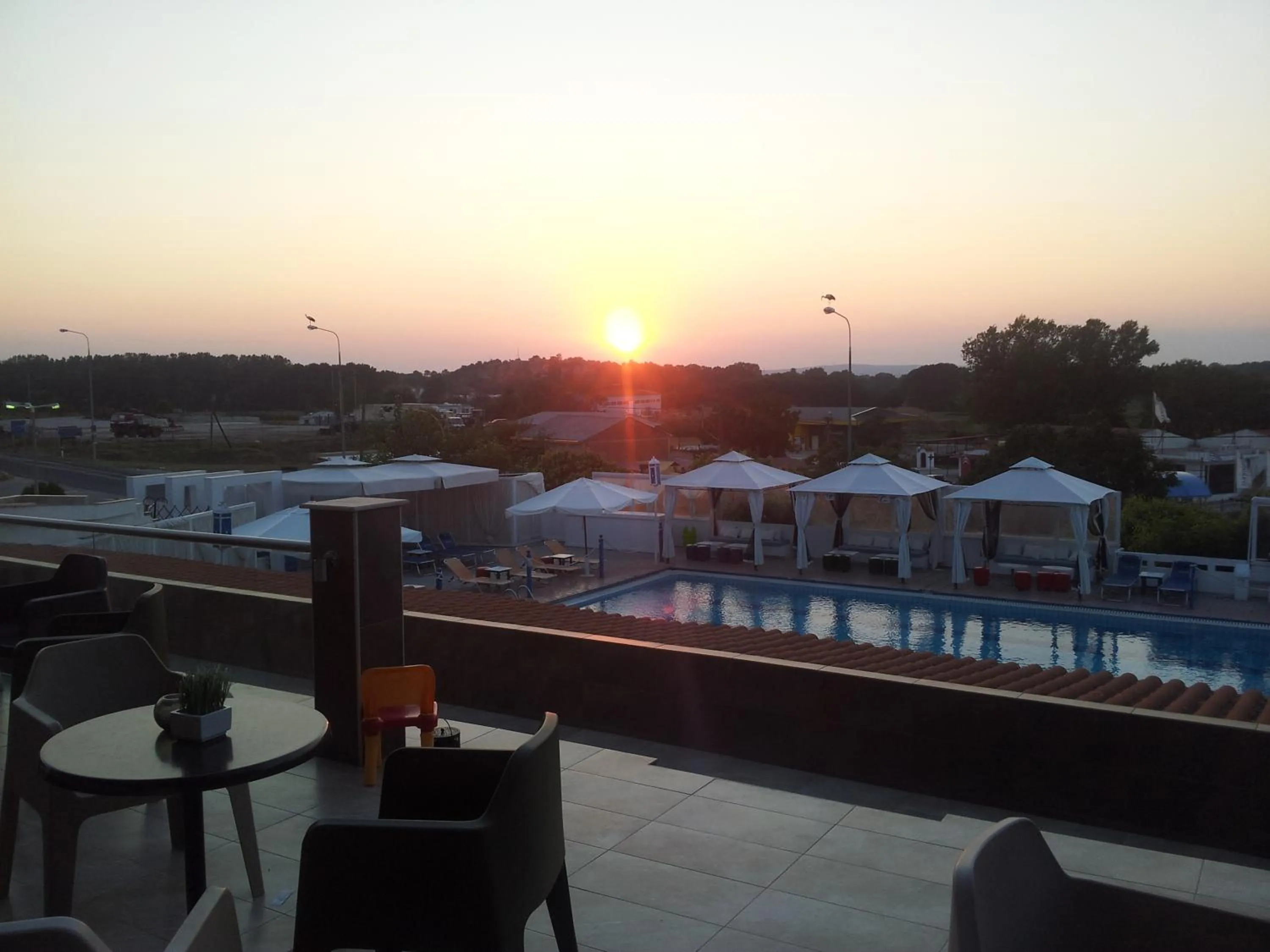 Swimming pool in Plotini Hotel