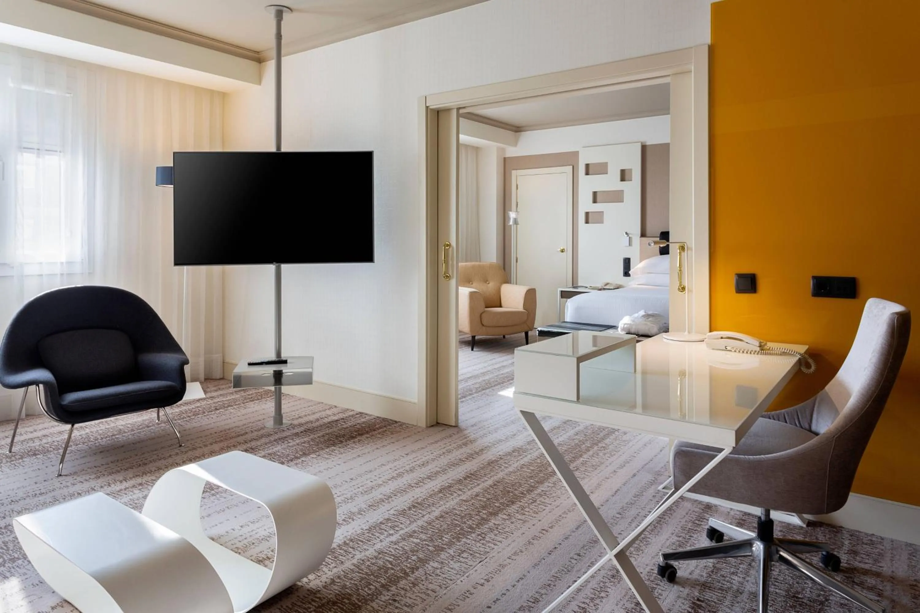 Bedroom in Madrid Marriott Auditorium Hotel & Conference Center