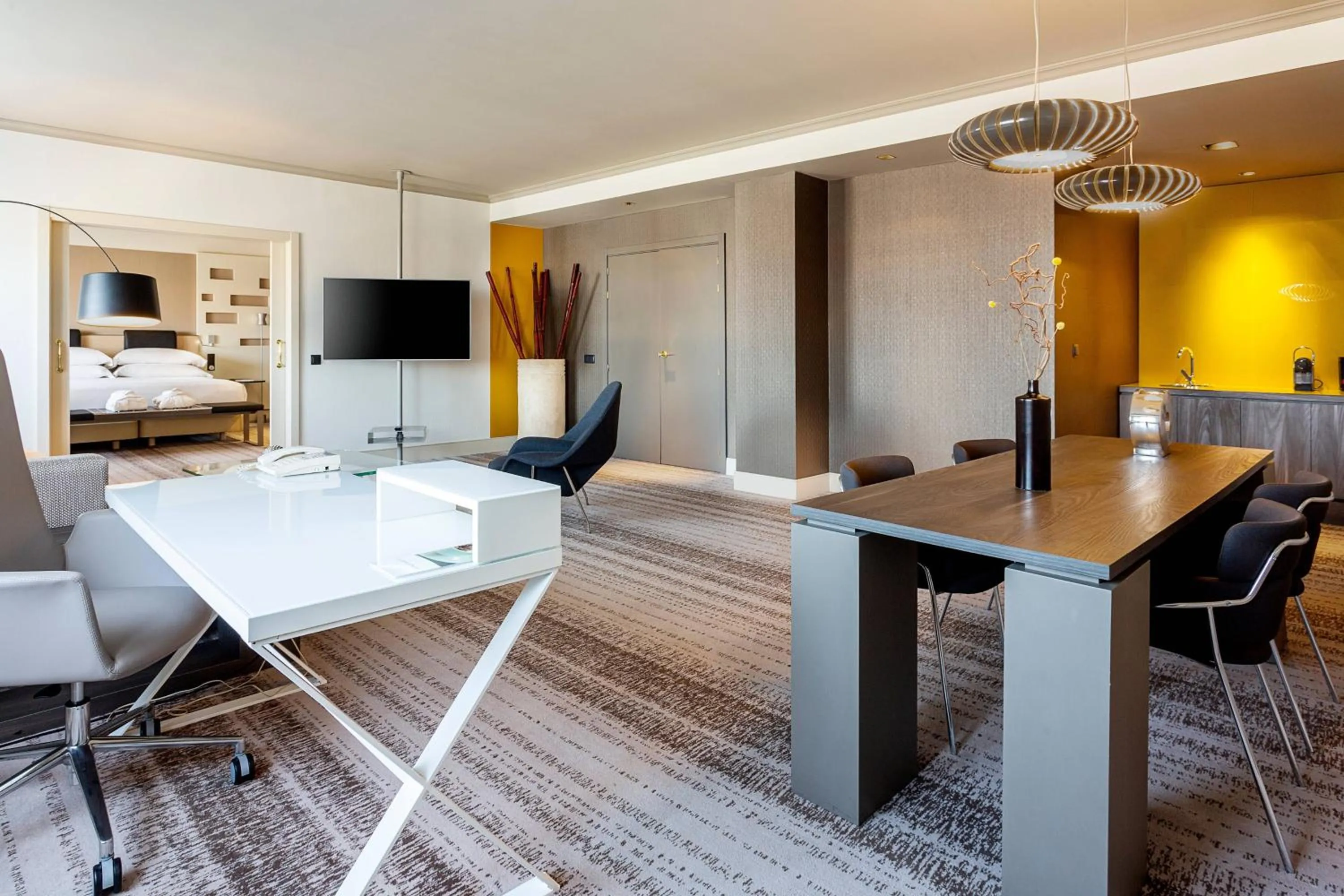 Bedroom in Madrid Marriott Auditorium Hotel & Conference Center