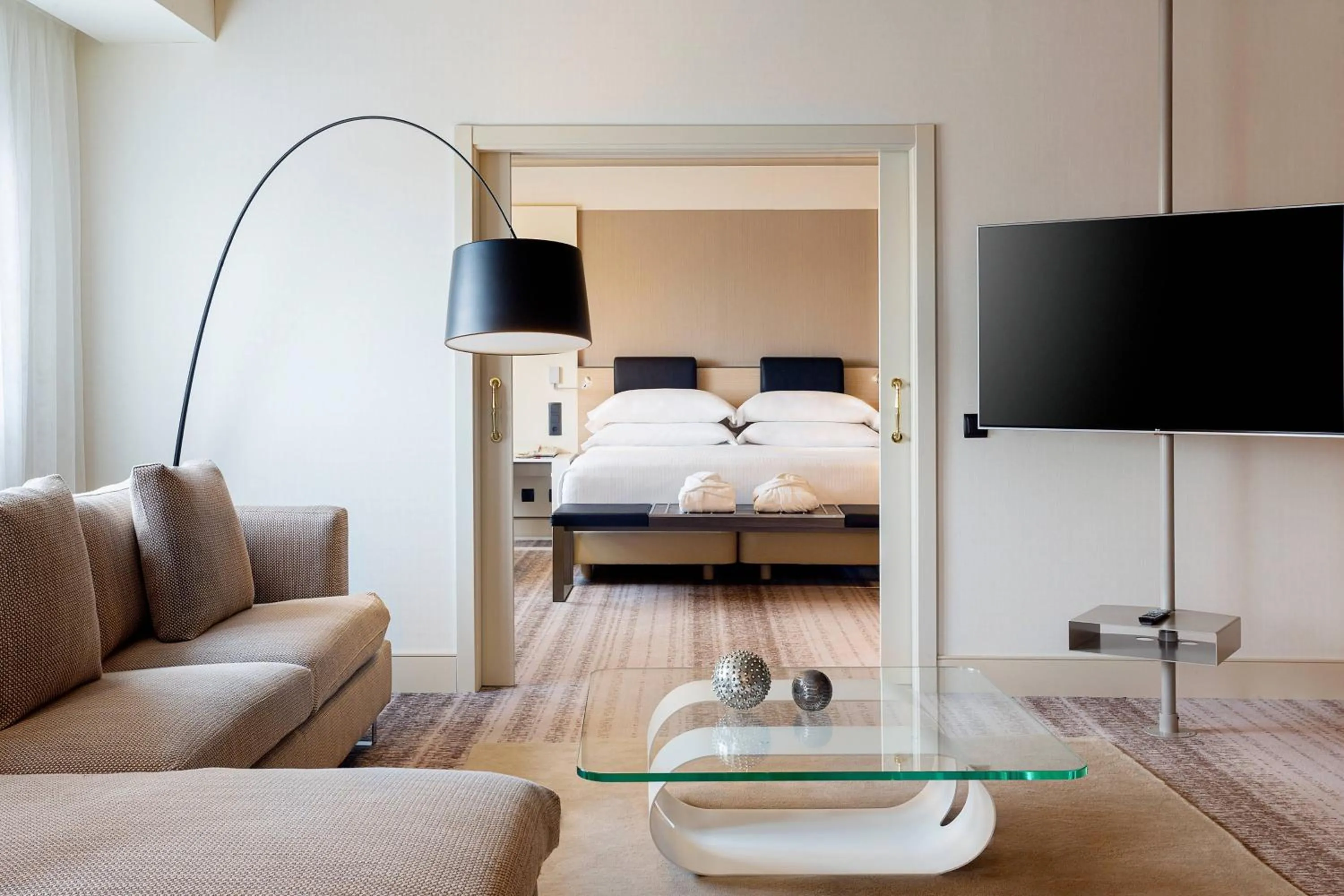 Bedroom, Bed in Madrid Marriott Auditorium Hotel & Conference Center