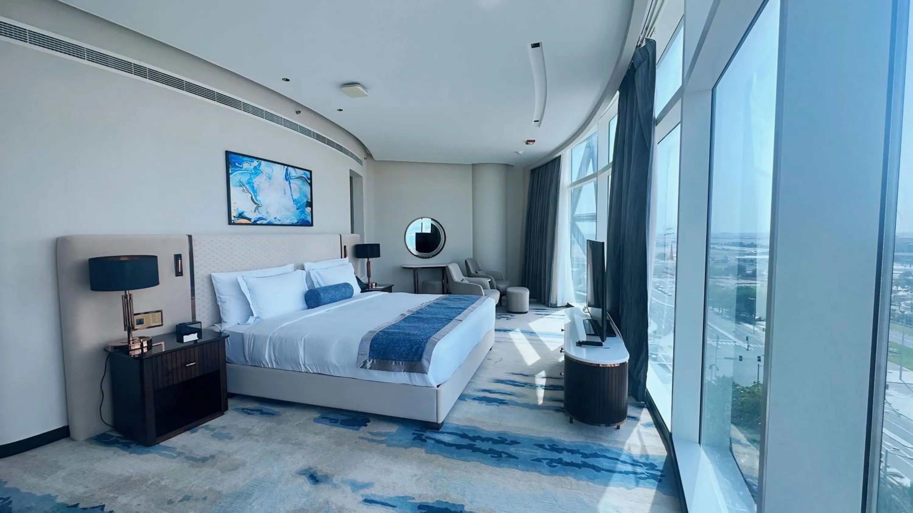 Bedroom, Bed in Century Marina Hotel - Lusail