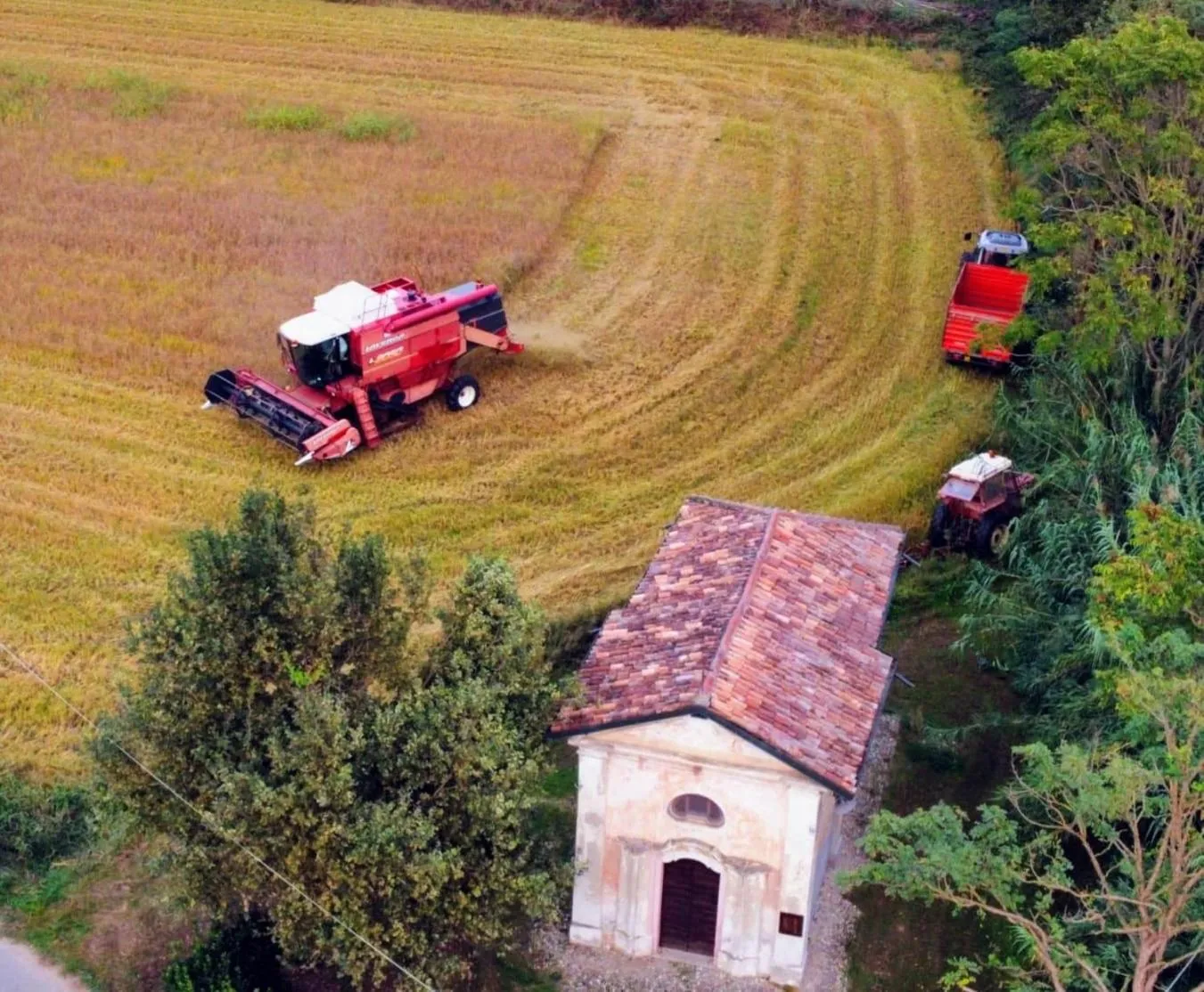 Natural landscape in Cascina Mora Bassa