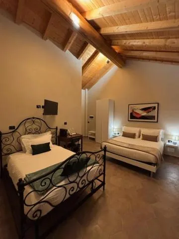 Bedroom, Bed in Cascina Mora Bassa