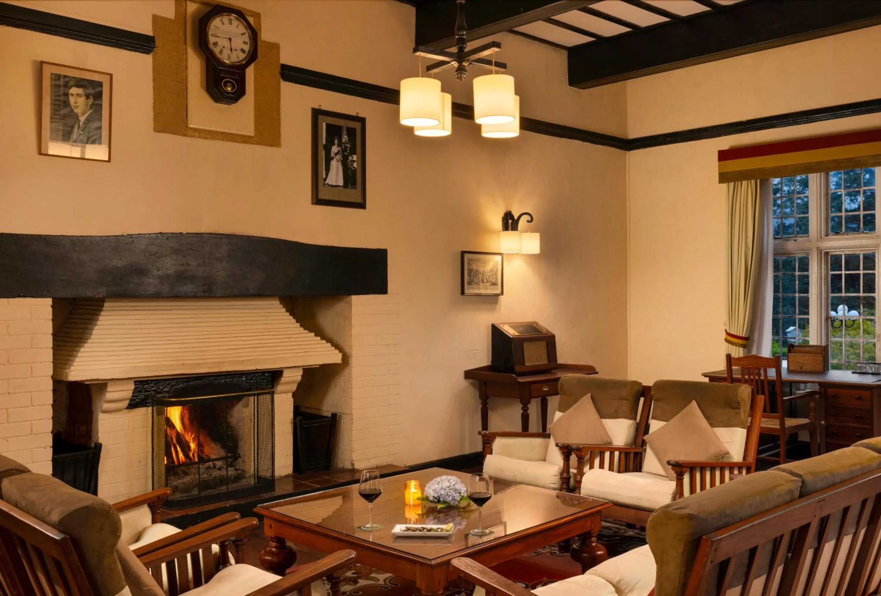 Seating area in The Hill Club