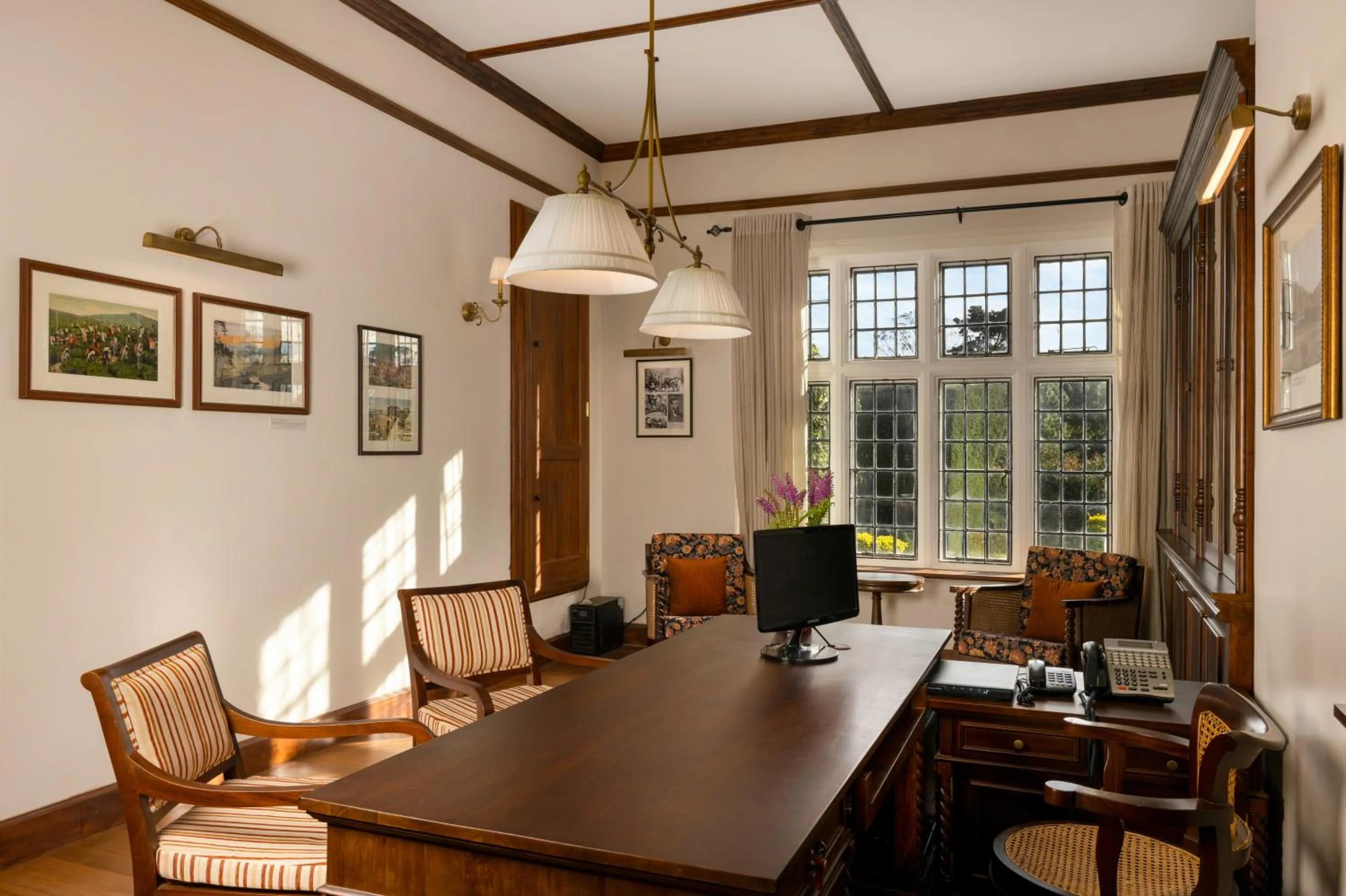 Lobby or reception in The Hill Club