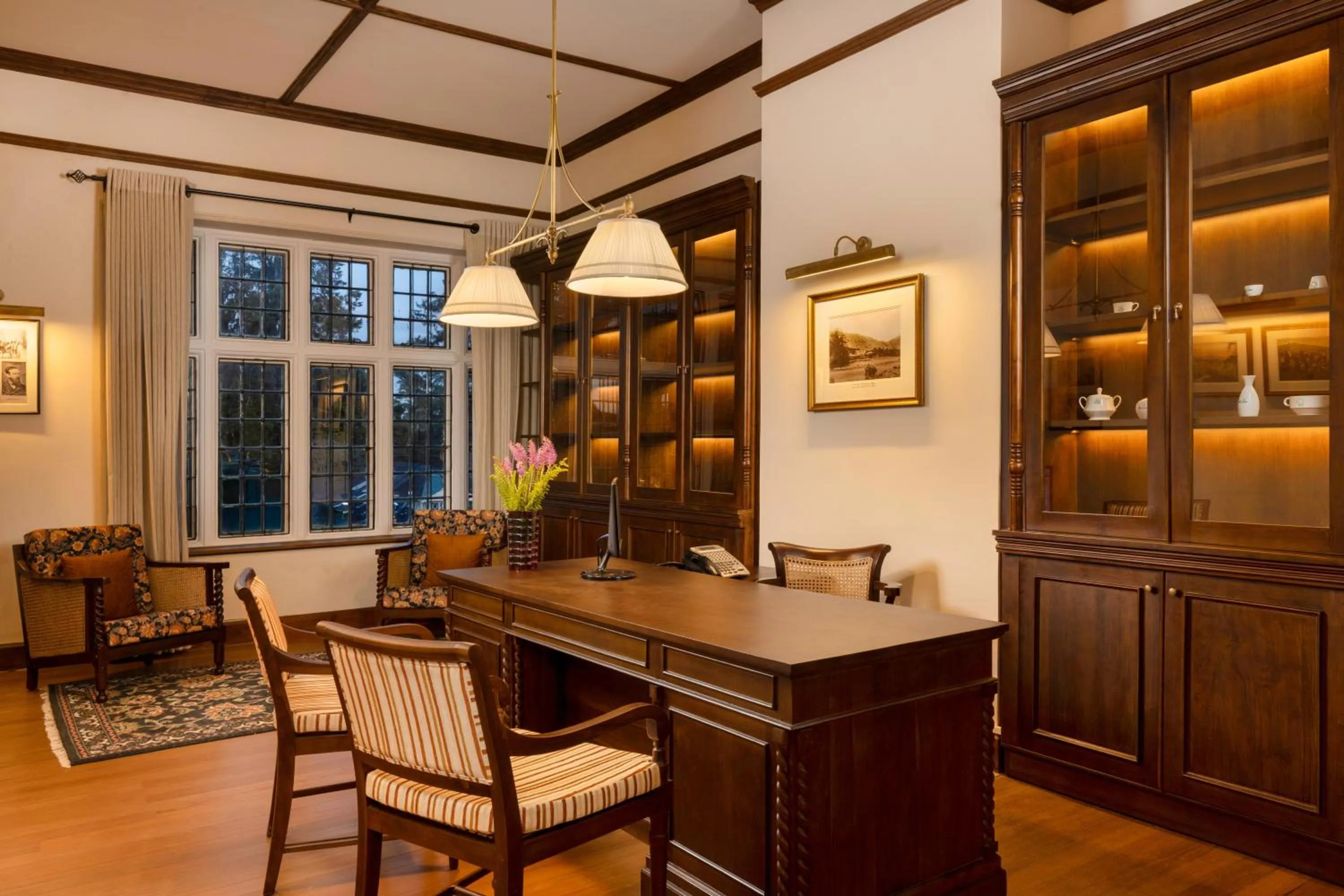 Lobby or reception in The Hill Club