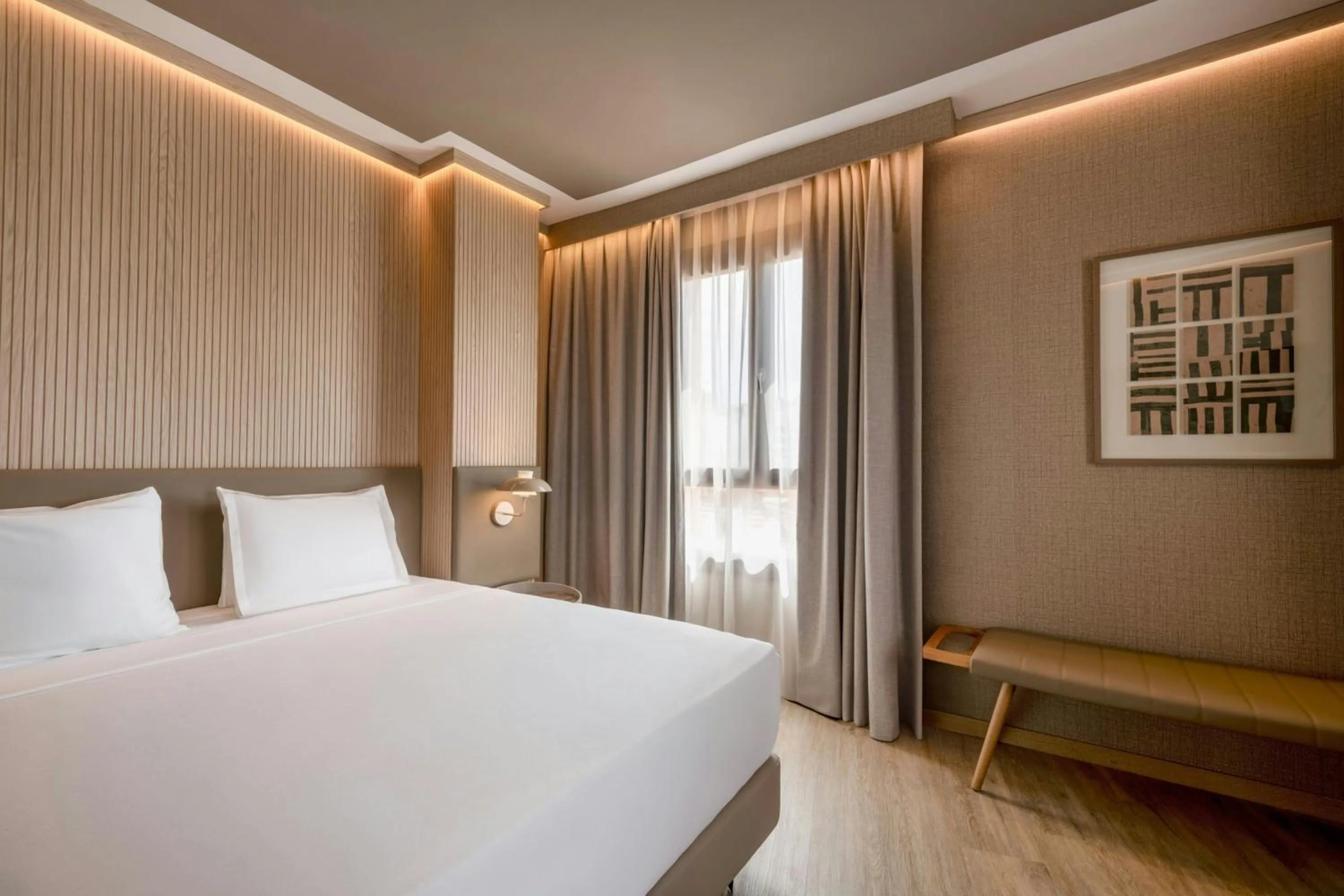 Photo of the whole room, Bed in AC Hotel by Marriott Cartagena