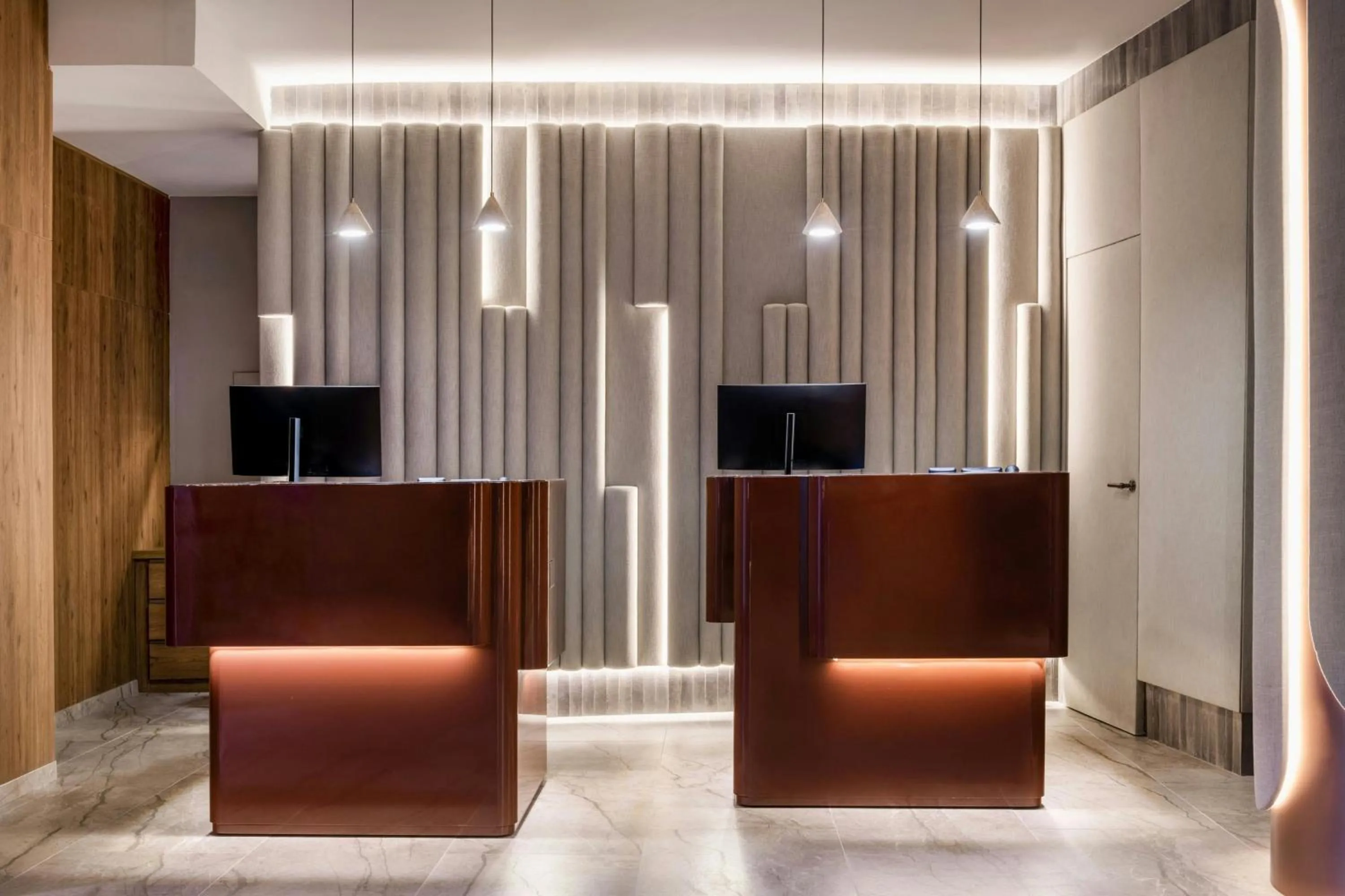 Lobby or reception in AC Hotel by Marriott Cartagena