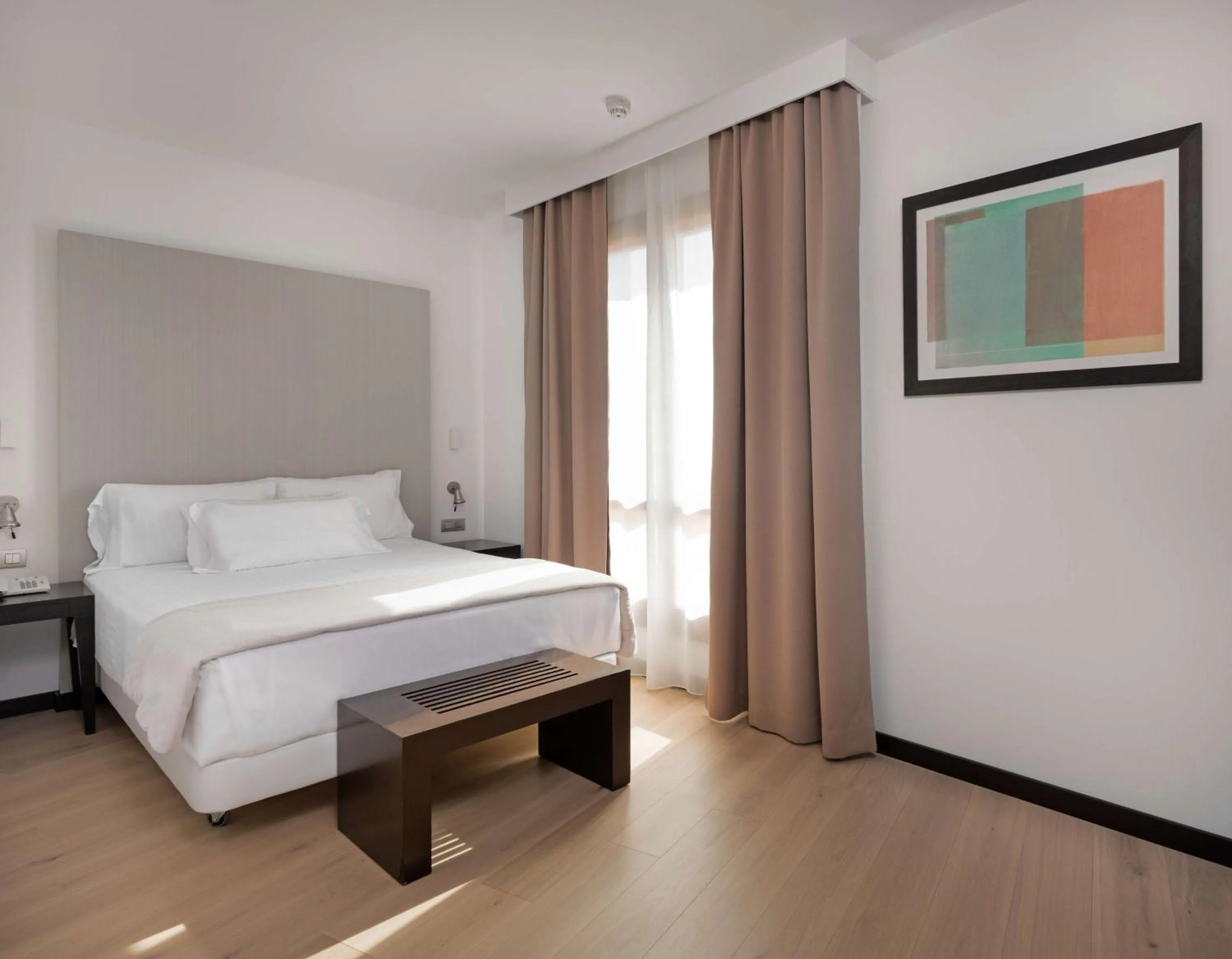 Bed in Hotel Cartagena Puerto