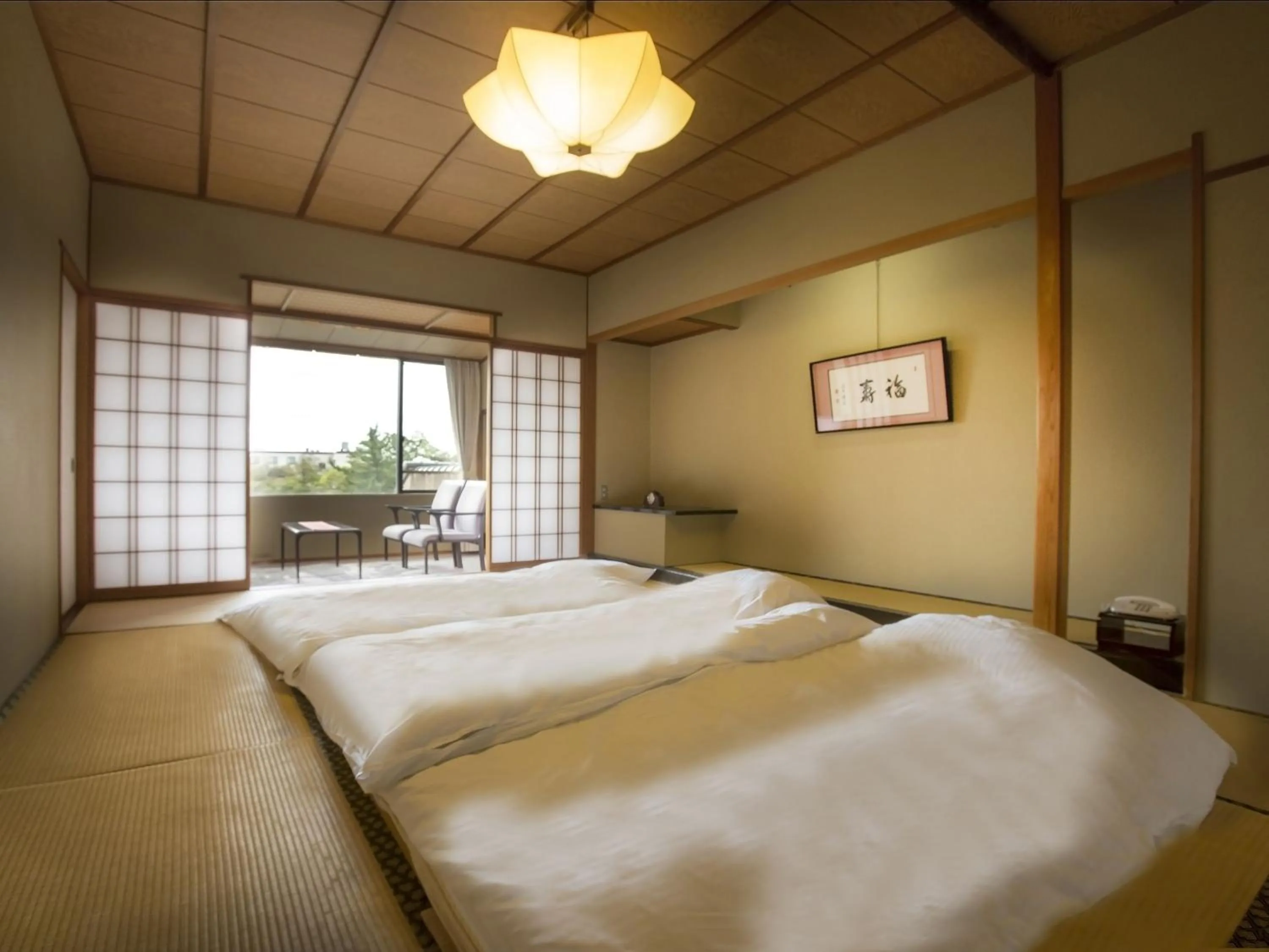 Photo of the whole room, Bed in Awara No Yado Yagi