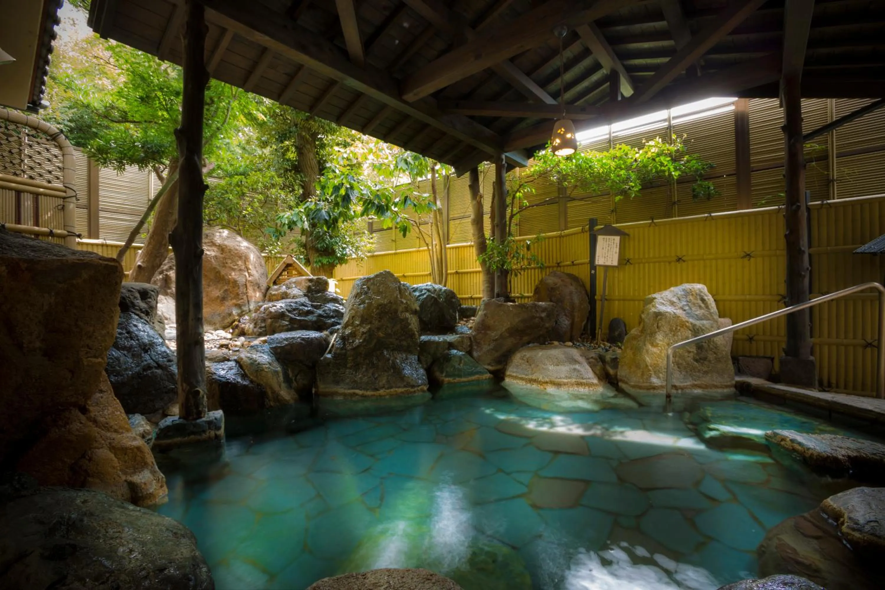 Hot Spring Bath in Hotel Yagi