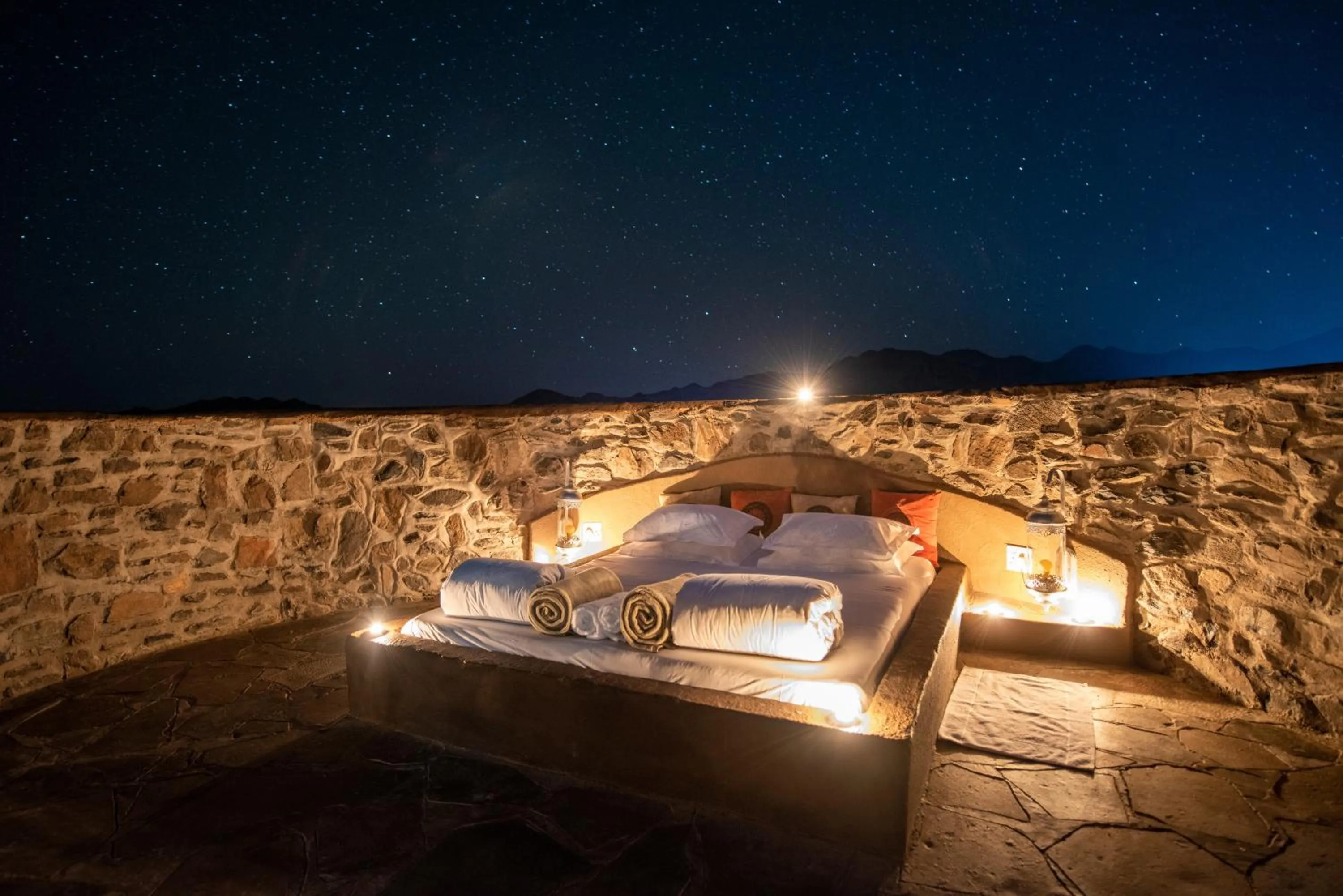 Property building, Bed in Le Mirage Resort & Spa