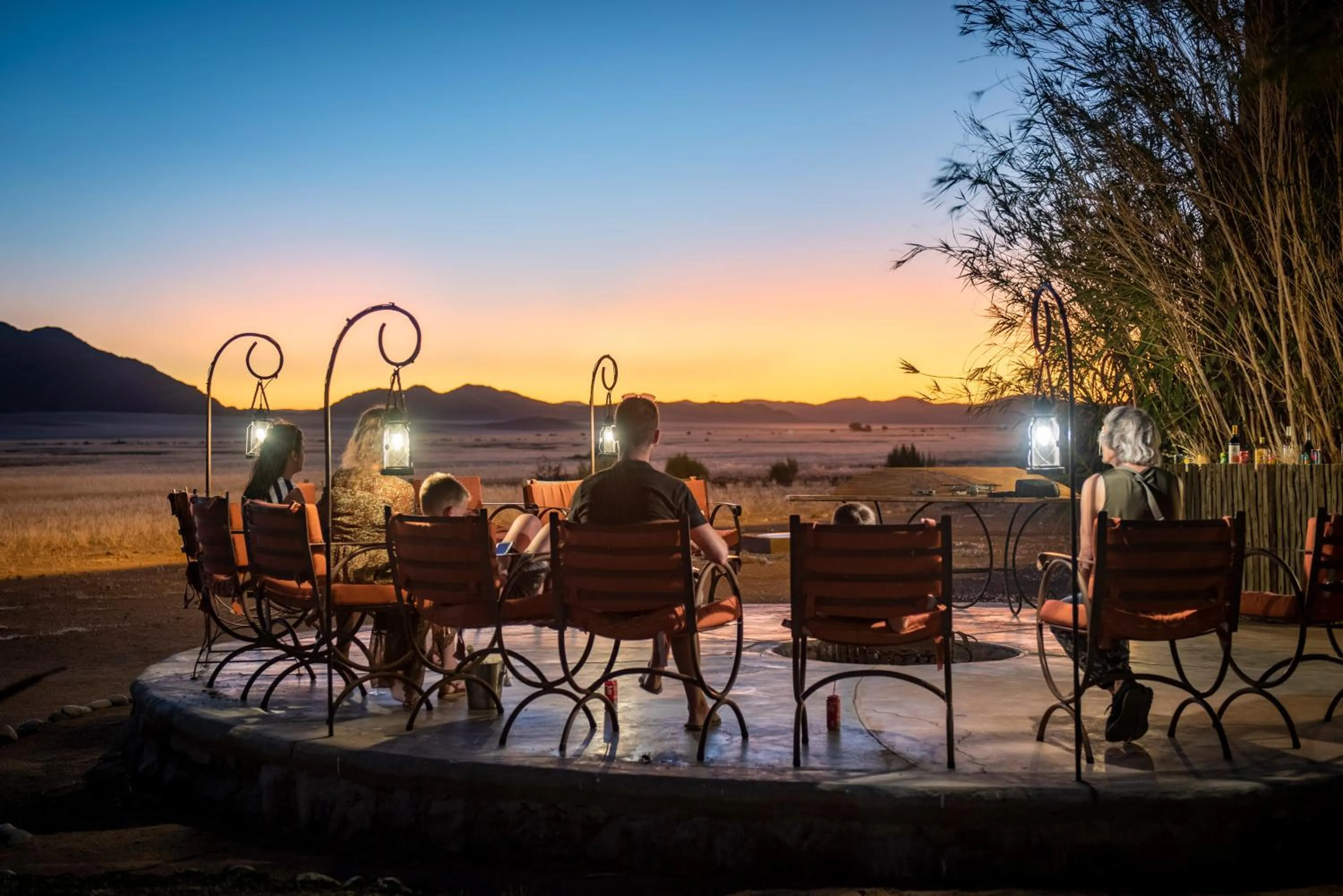fireplace in Le Mirage Resort & Spa