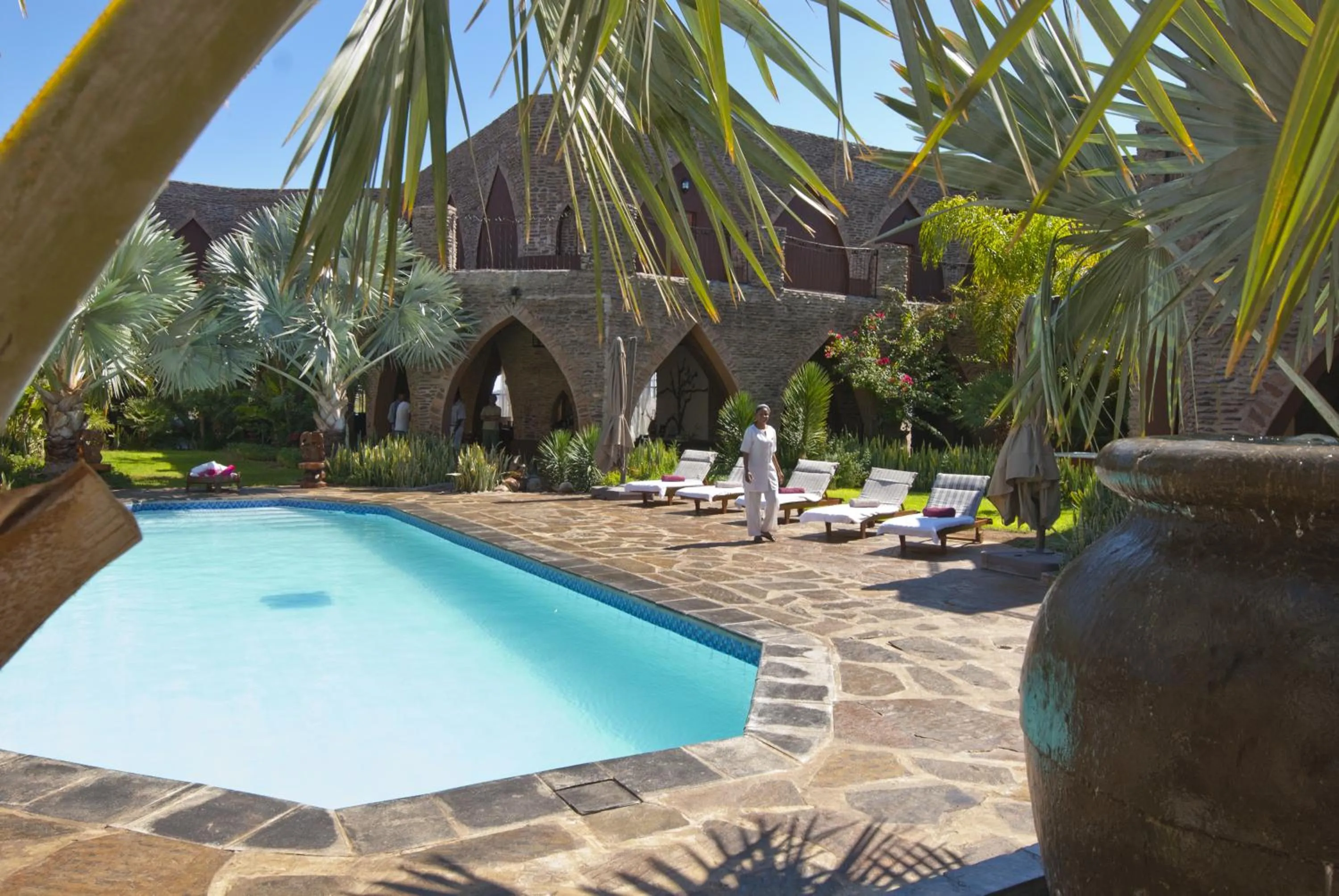 Swimming pool in Le Mirage Resort & Spa