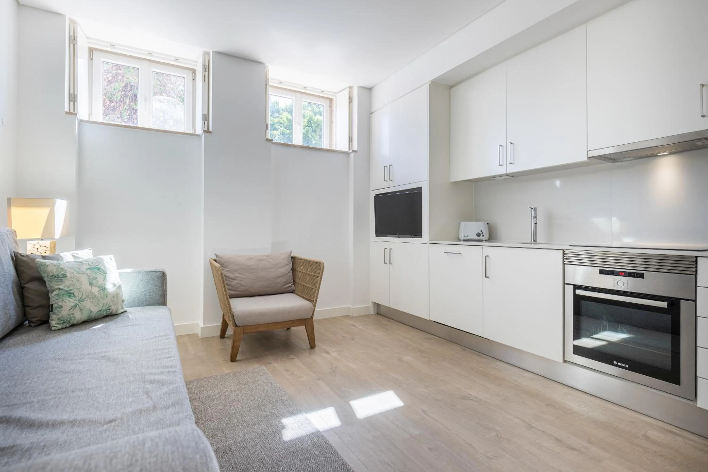 Kitchen or kitchenette, Bed in Garcia 28 by LovelyStay