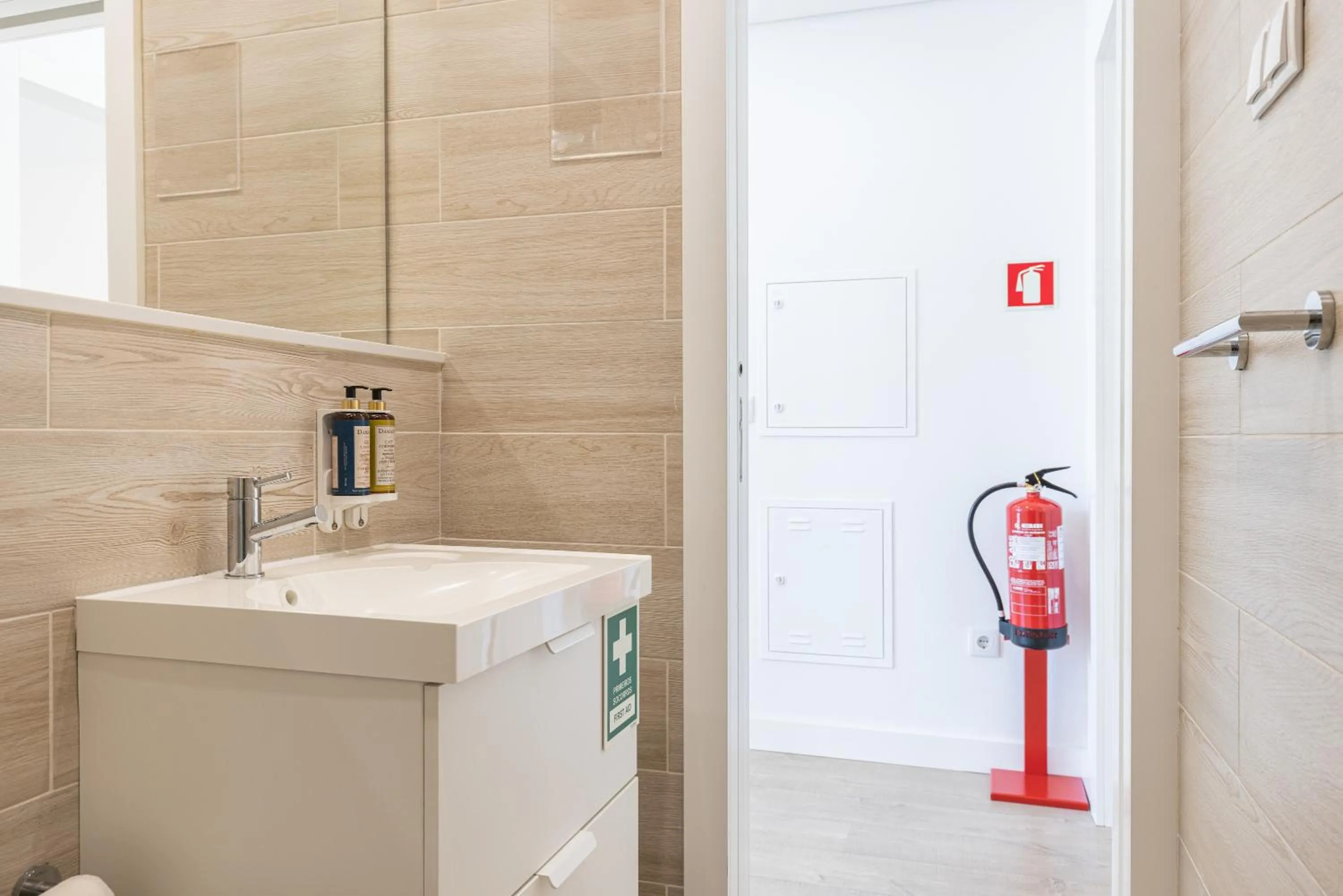 Bathroom in Garcia 28 by LovelyStay