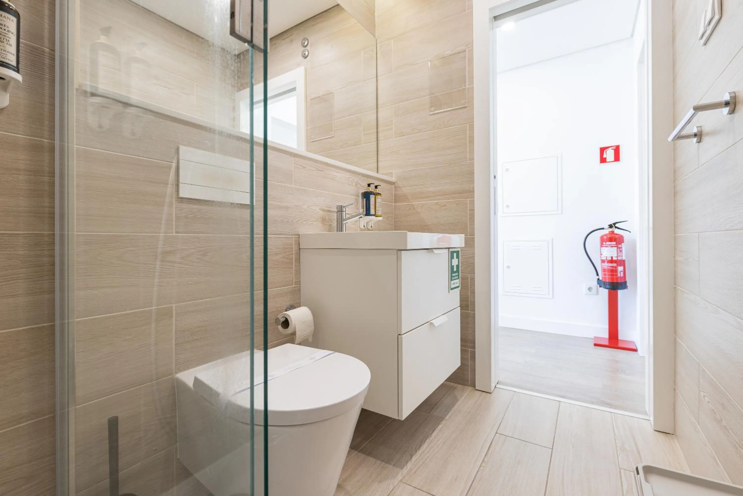 Bathroom in Garcia 28 by LovelyStay