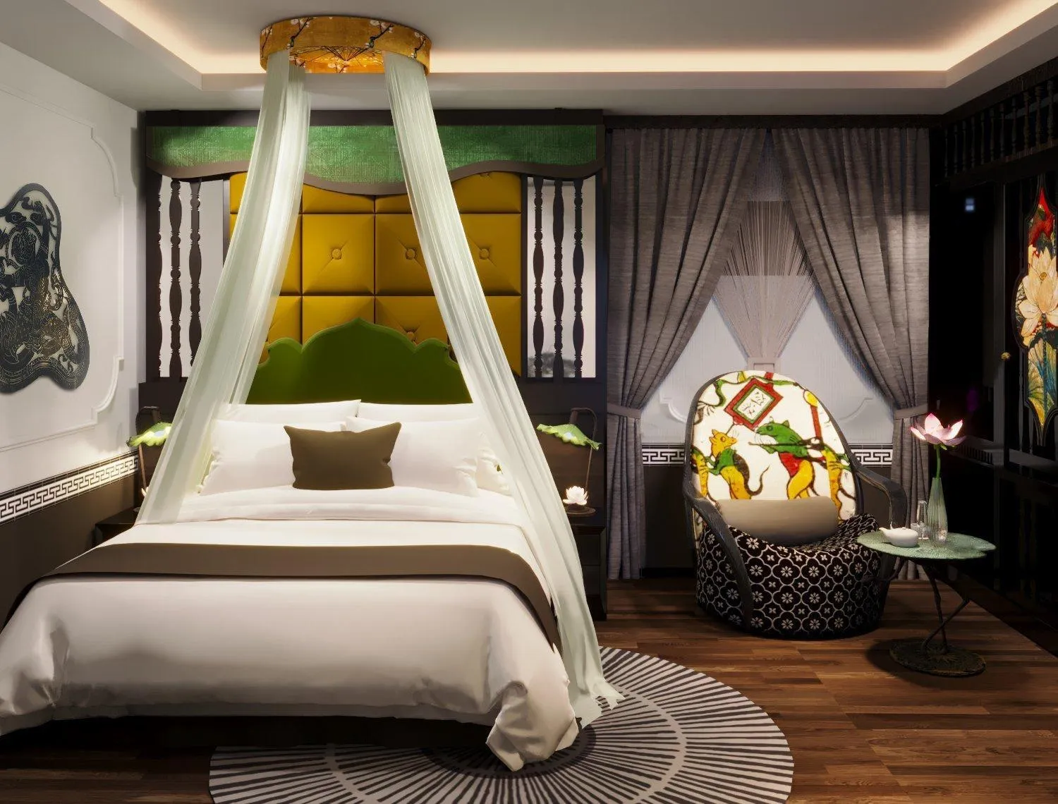 Bed in Hanoi Center Silk Classic Hotel & Travel