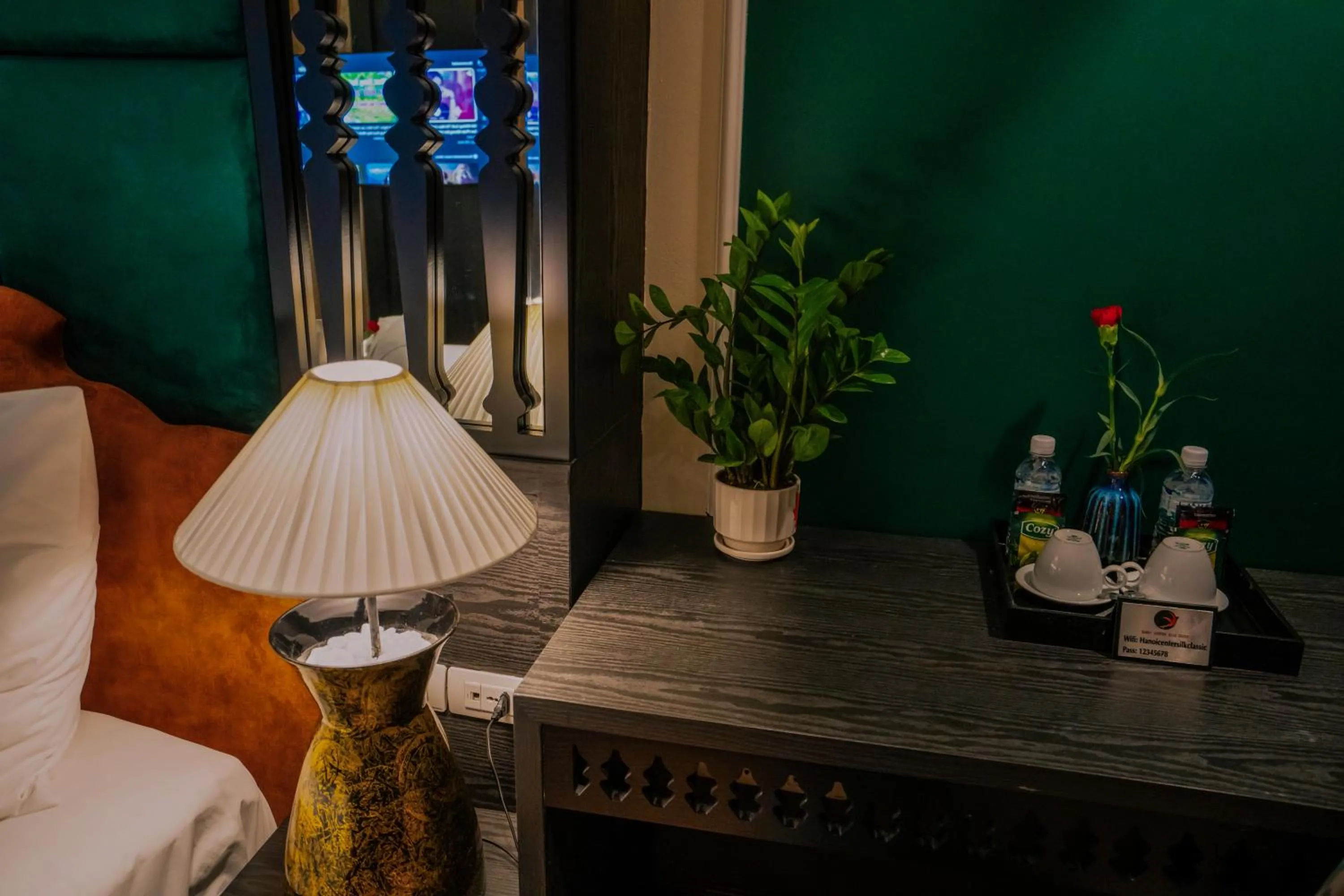 Decorative detail in Hanoi Center Silk Classic Hotel & Travel