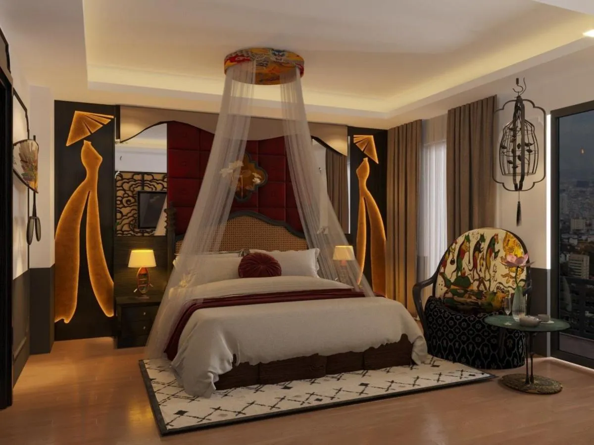 Bed in Hanoi Center Silk Classic Hotel & Travel