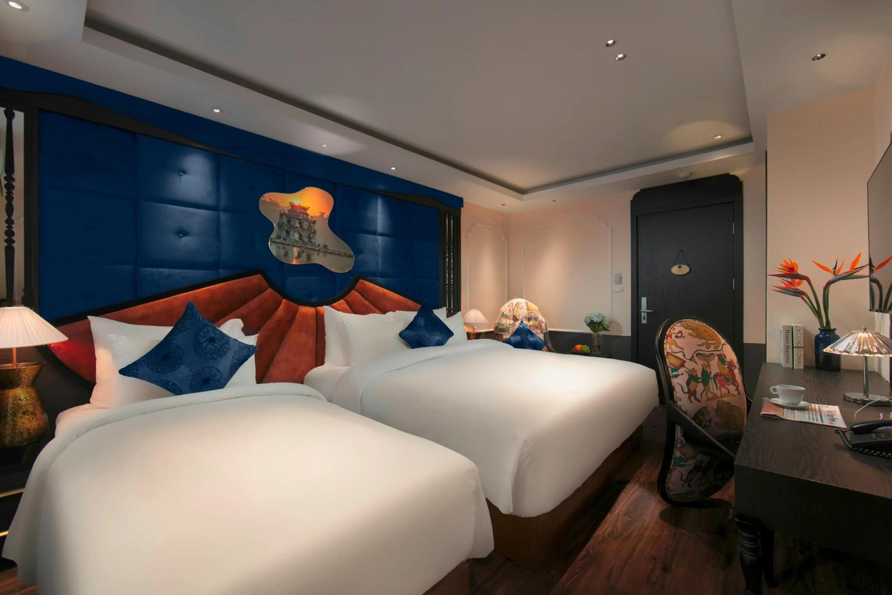 Bed in Hanoi Center Silk Classic Hotel & Travel