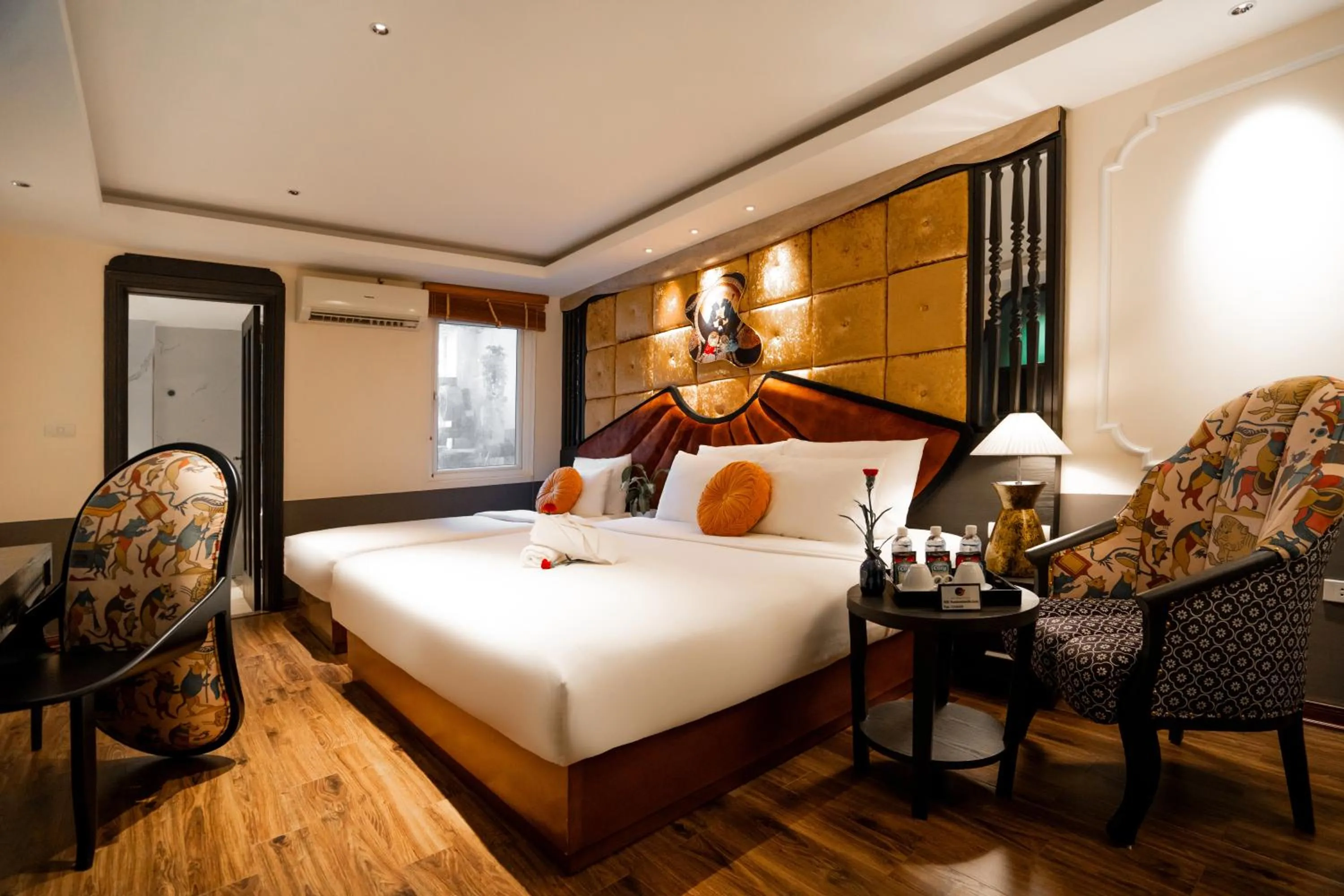 Bed in Hanoi Center Silk Classic Hotel & Travel