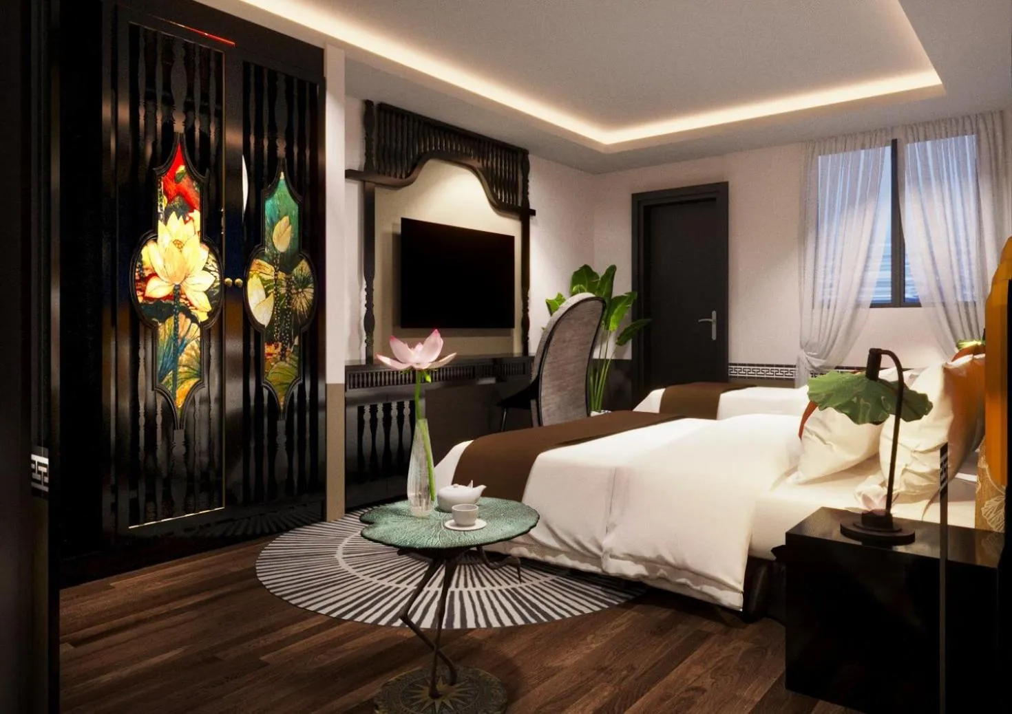 Bed in Hanoi Center Silk Classic Hotel & Travel