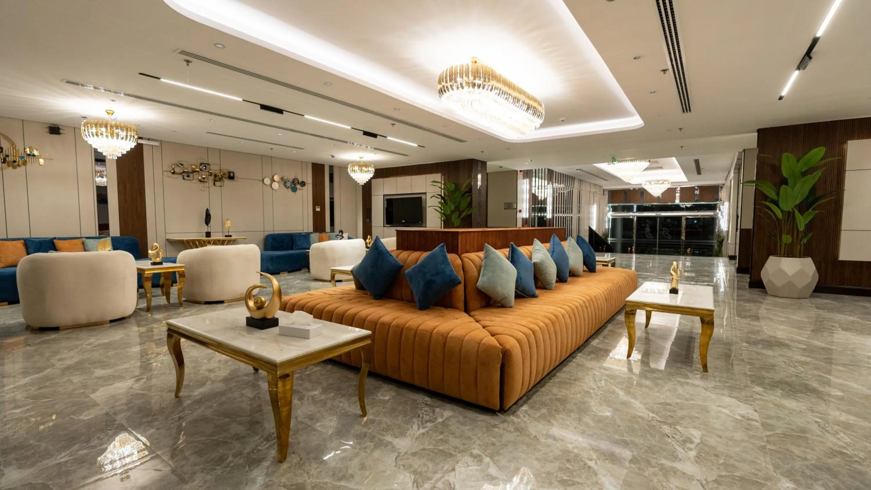 Seating area in Brzeen Hotel Riyadh