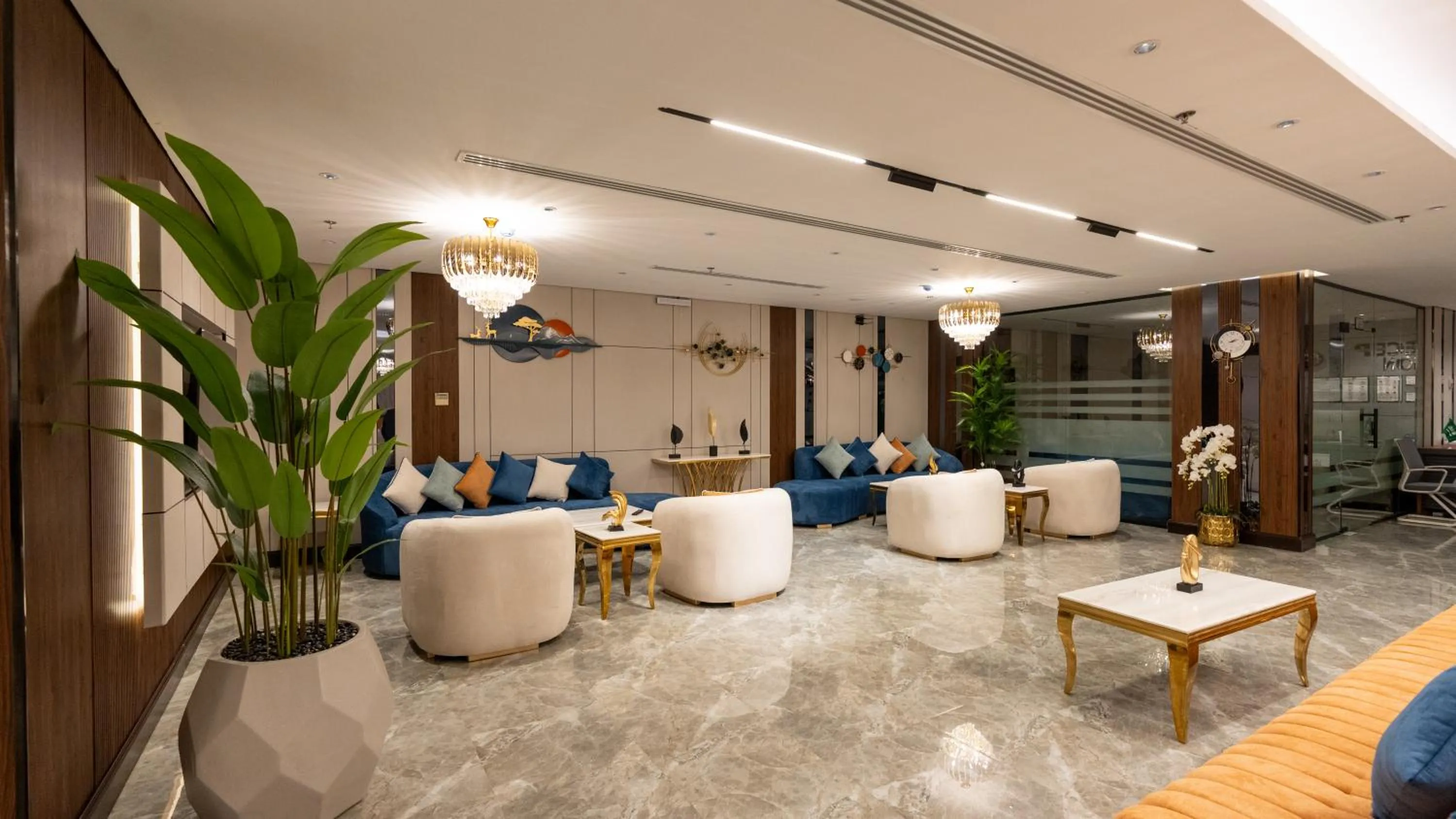 Seating area in Brzeen Hotel Riyadh