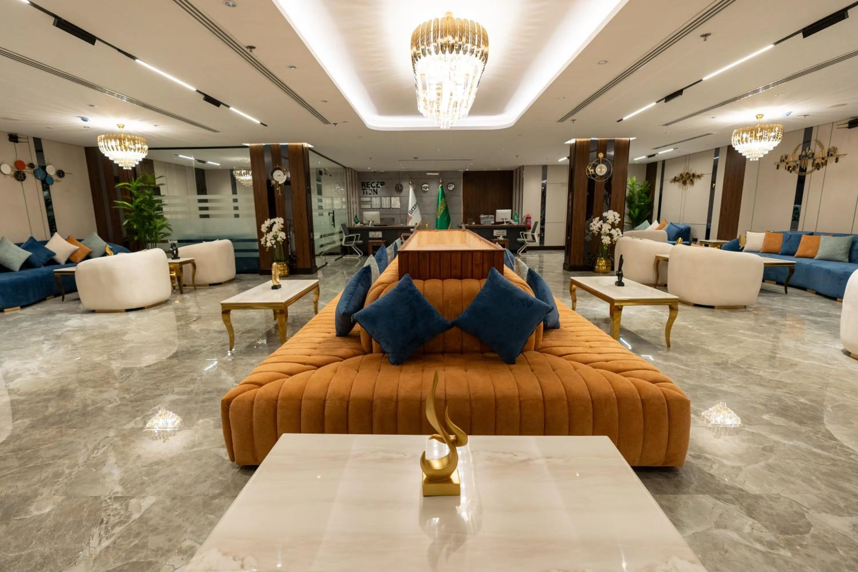 Seating area in Brzeen Hotel Riyadh