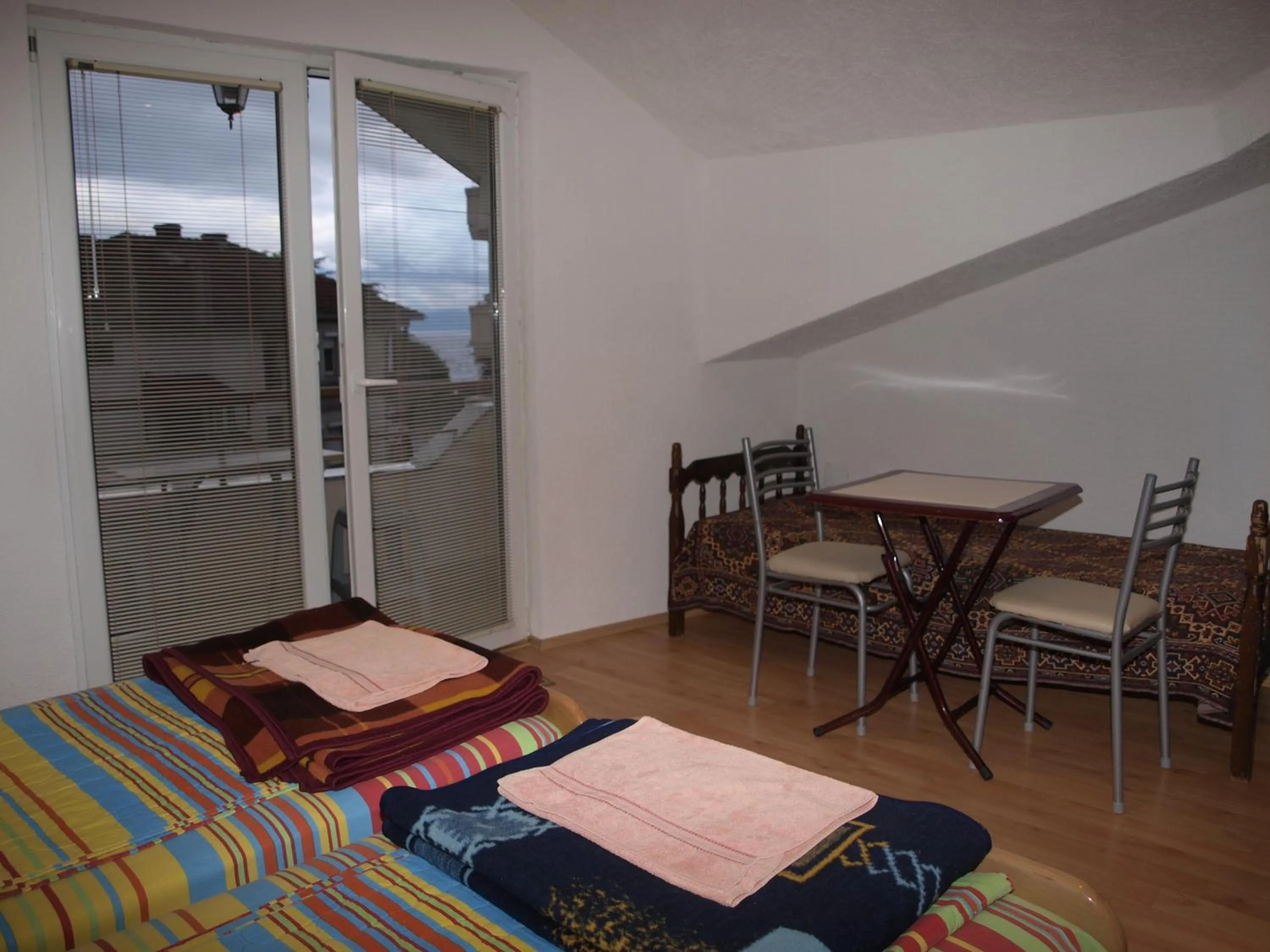 Bed in Bogdanoski Studios & Guest Rooms