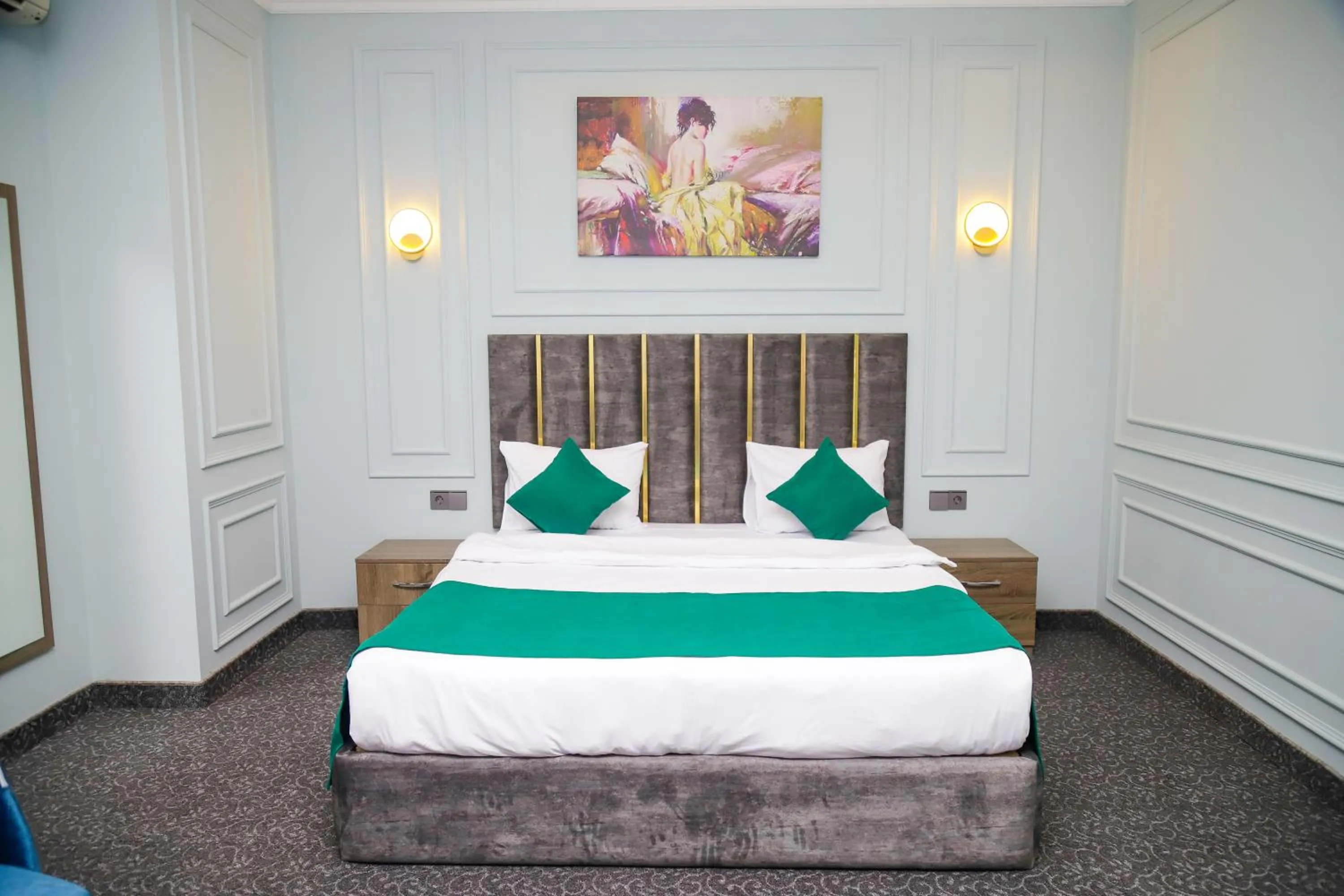 Bed in Anatolia Hotel Baku