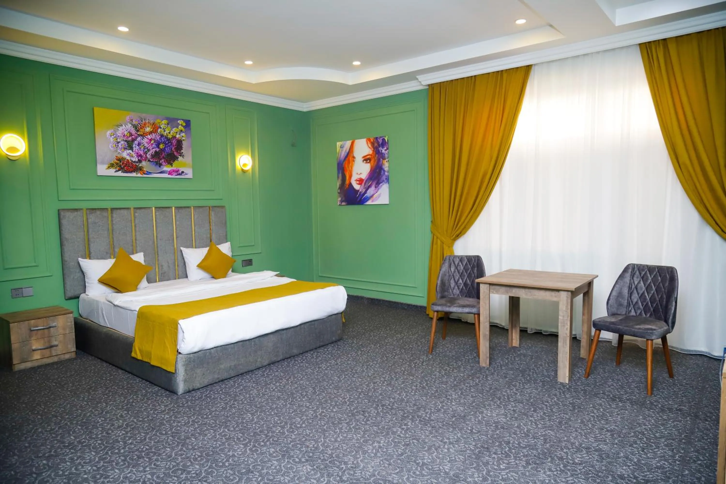 Bed in Anatolia Hotel Baku