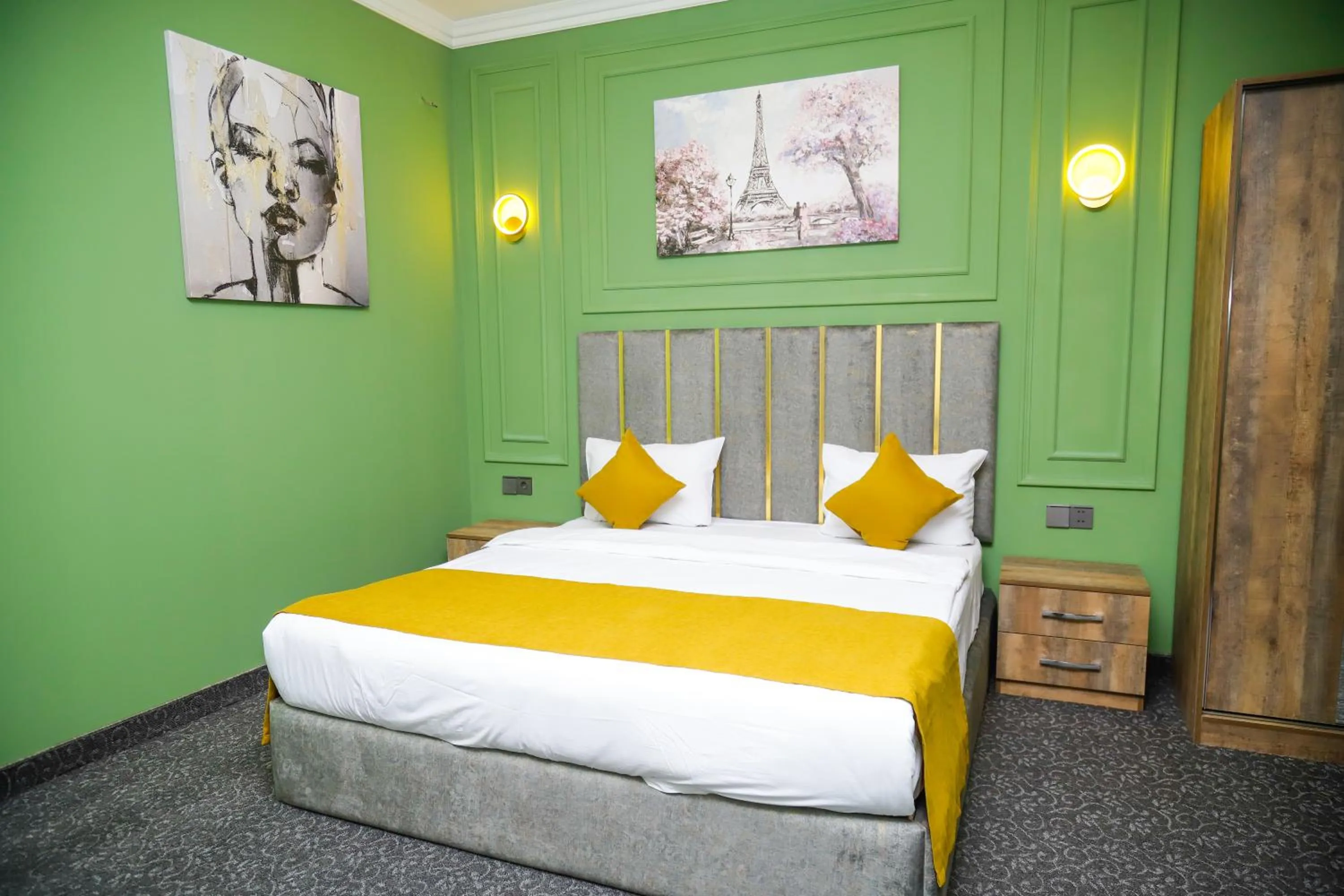 Bed in Anatolia Hotel Baku