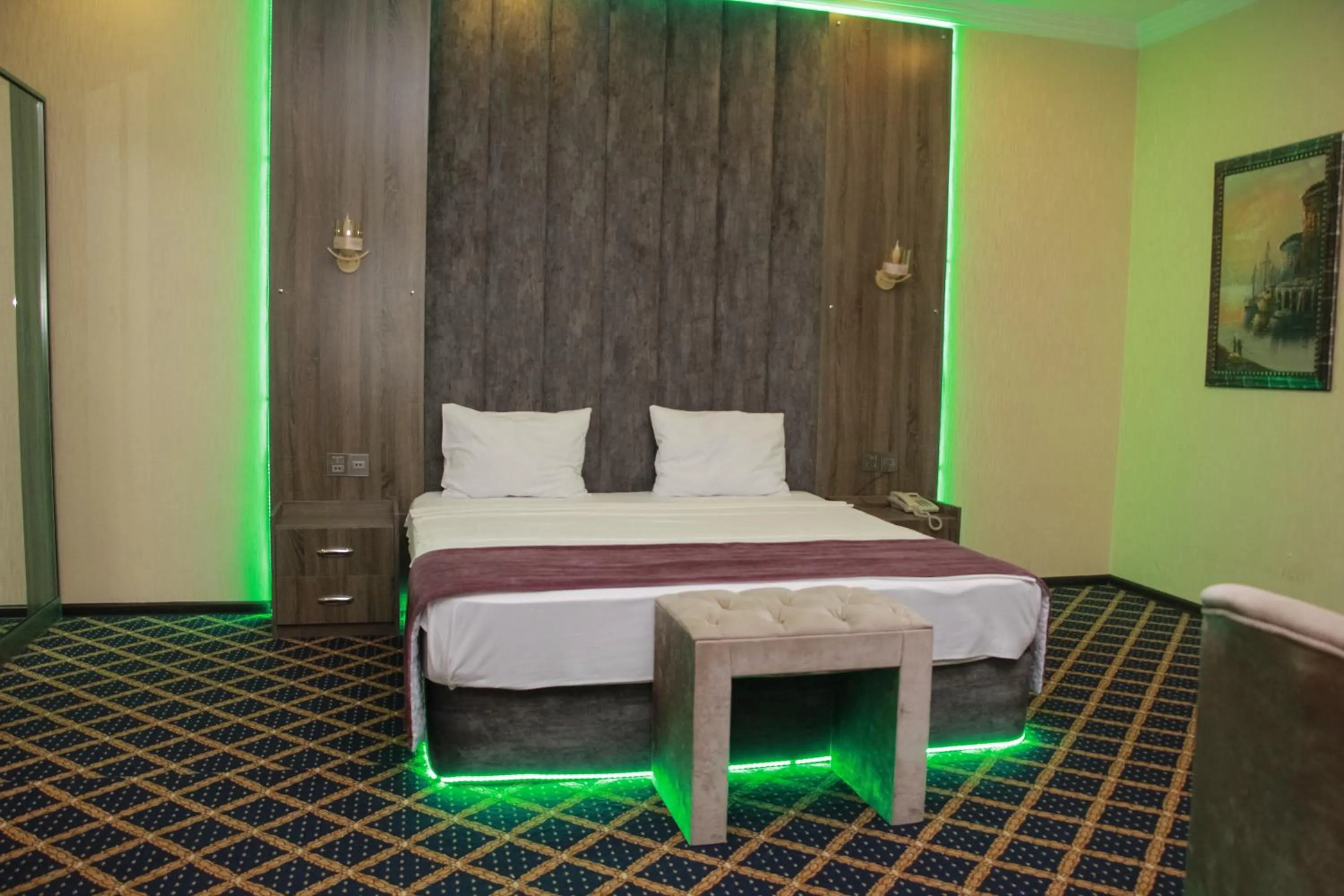 Bed in Anatolia Hotel Baku