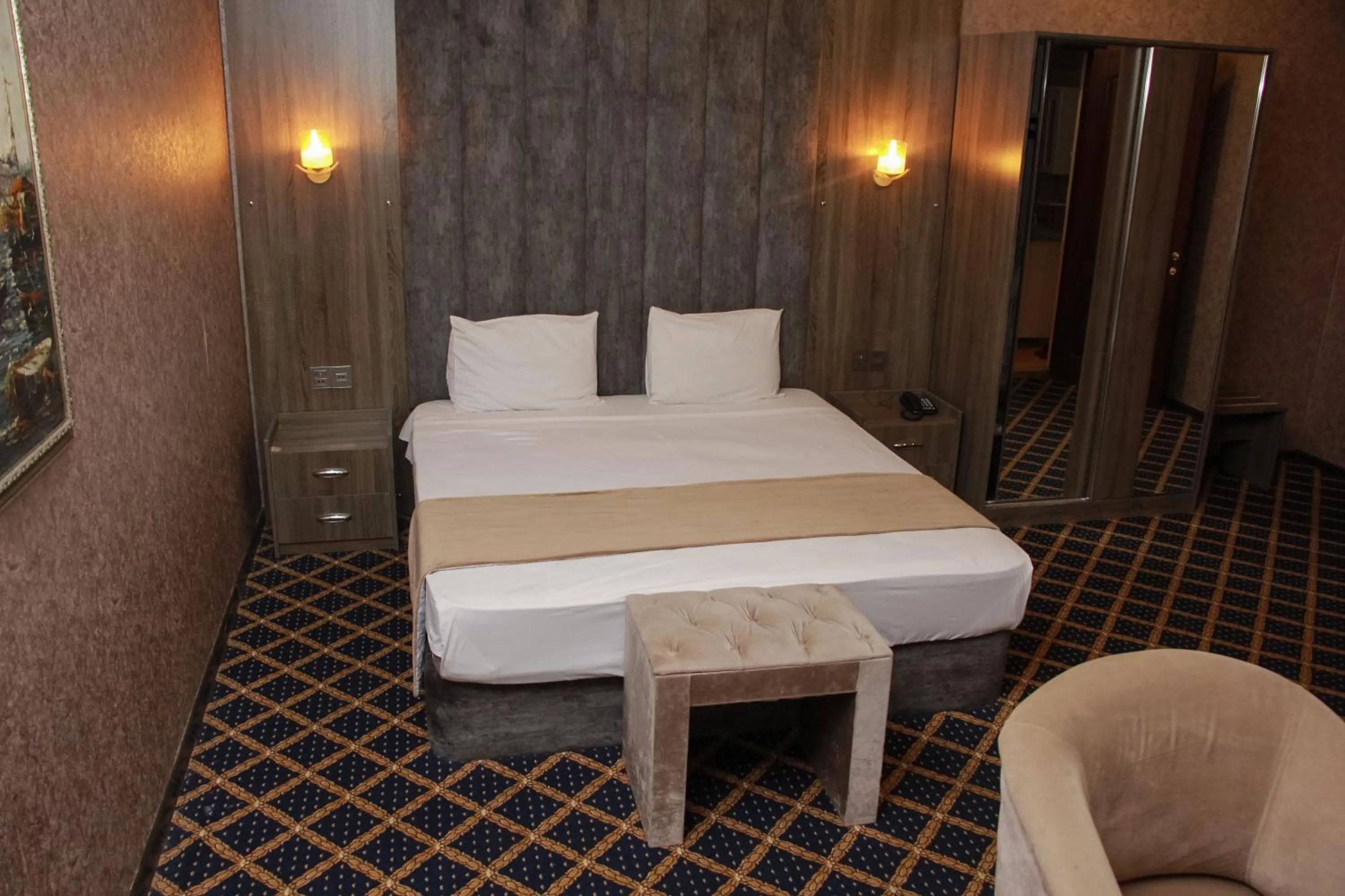 Bed in Anatolia Hotel Baku