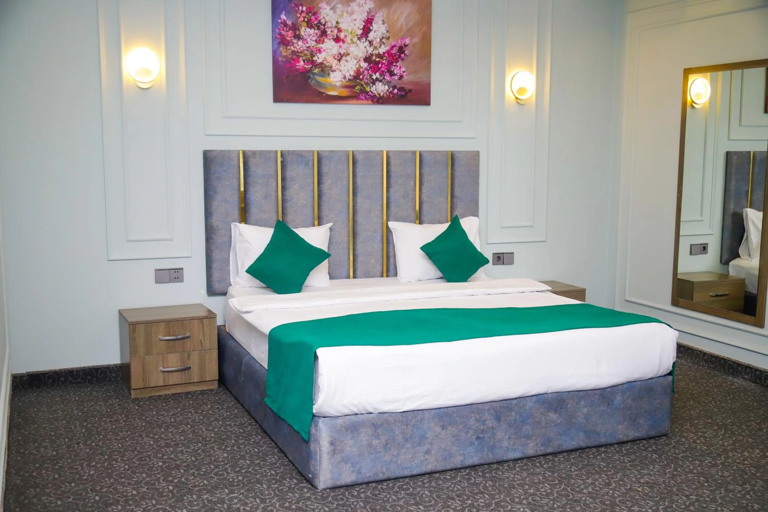 Bed in Anatolia Hotel Baku