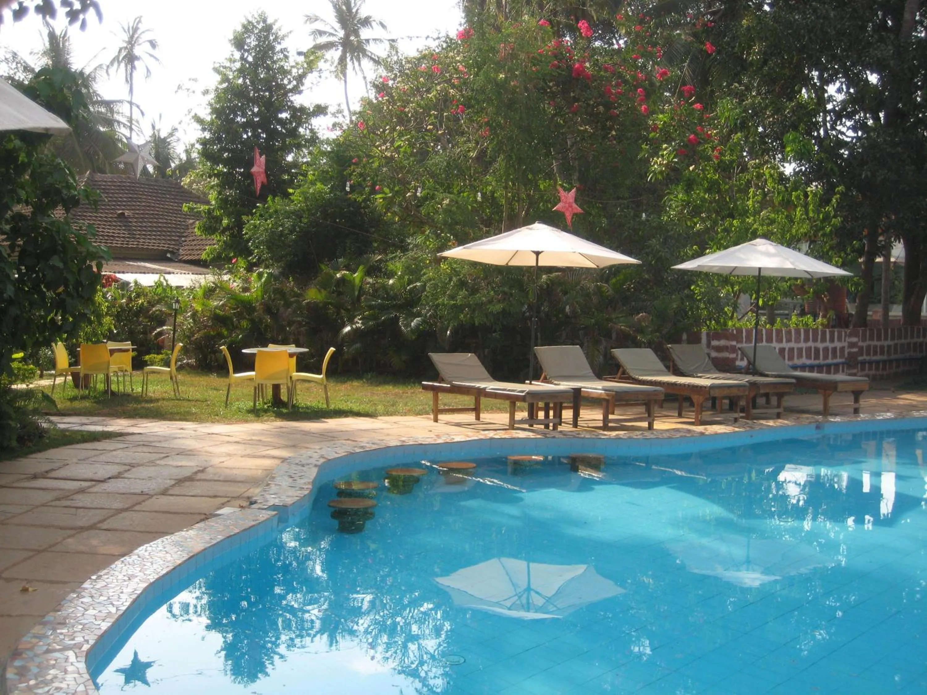 Swimming pool in Sea Breeze Beach, Calangute, Goa