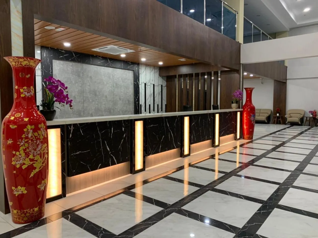 Lobby or reception in Wing Tat Grand Hotel
