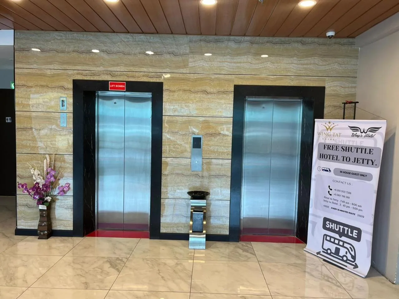 Lobby or reception in Wing Tat Grand Hotel