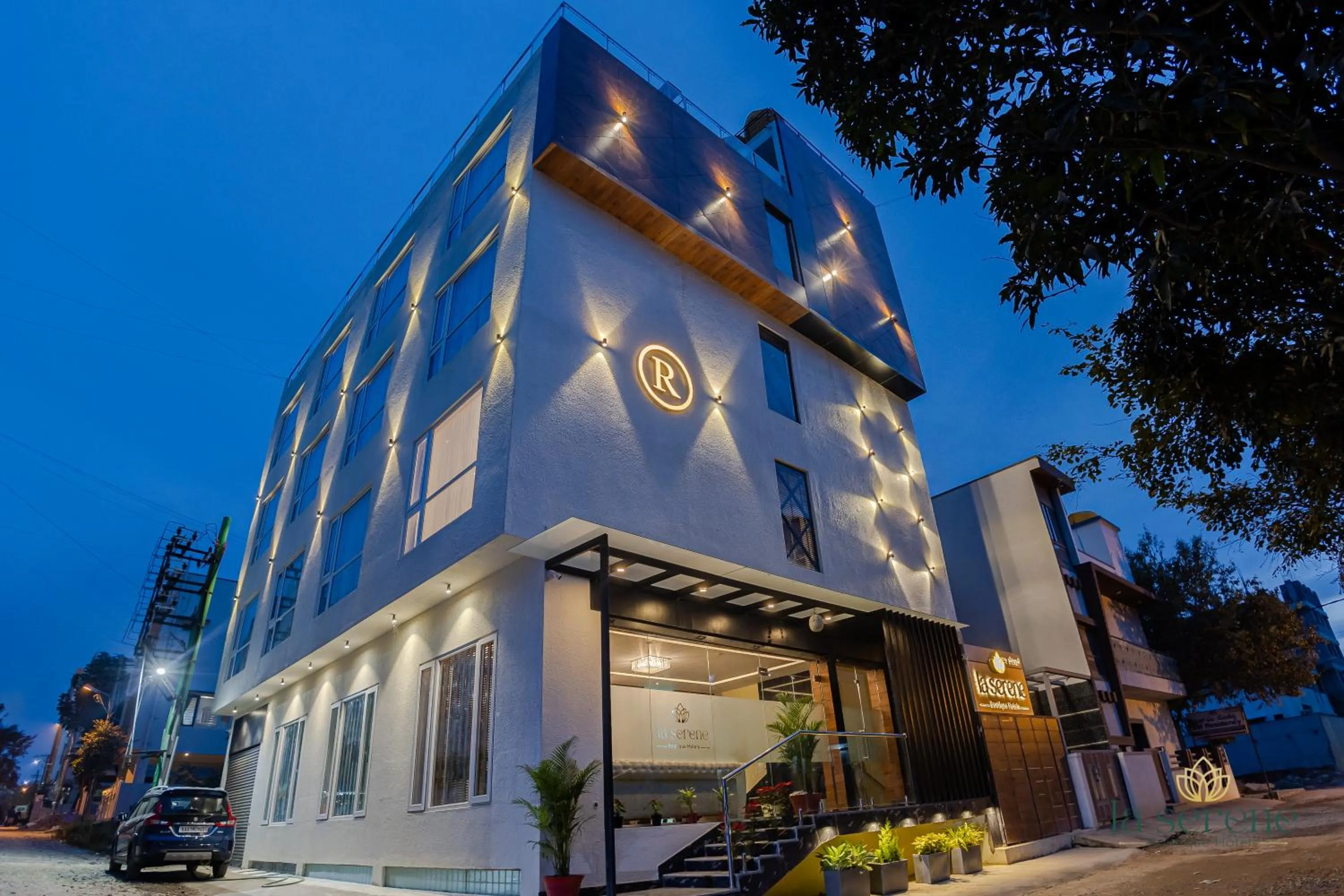 Property building in La Serene Boutique Hotel - Manyata Tech Park