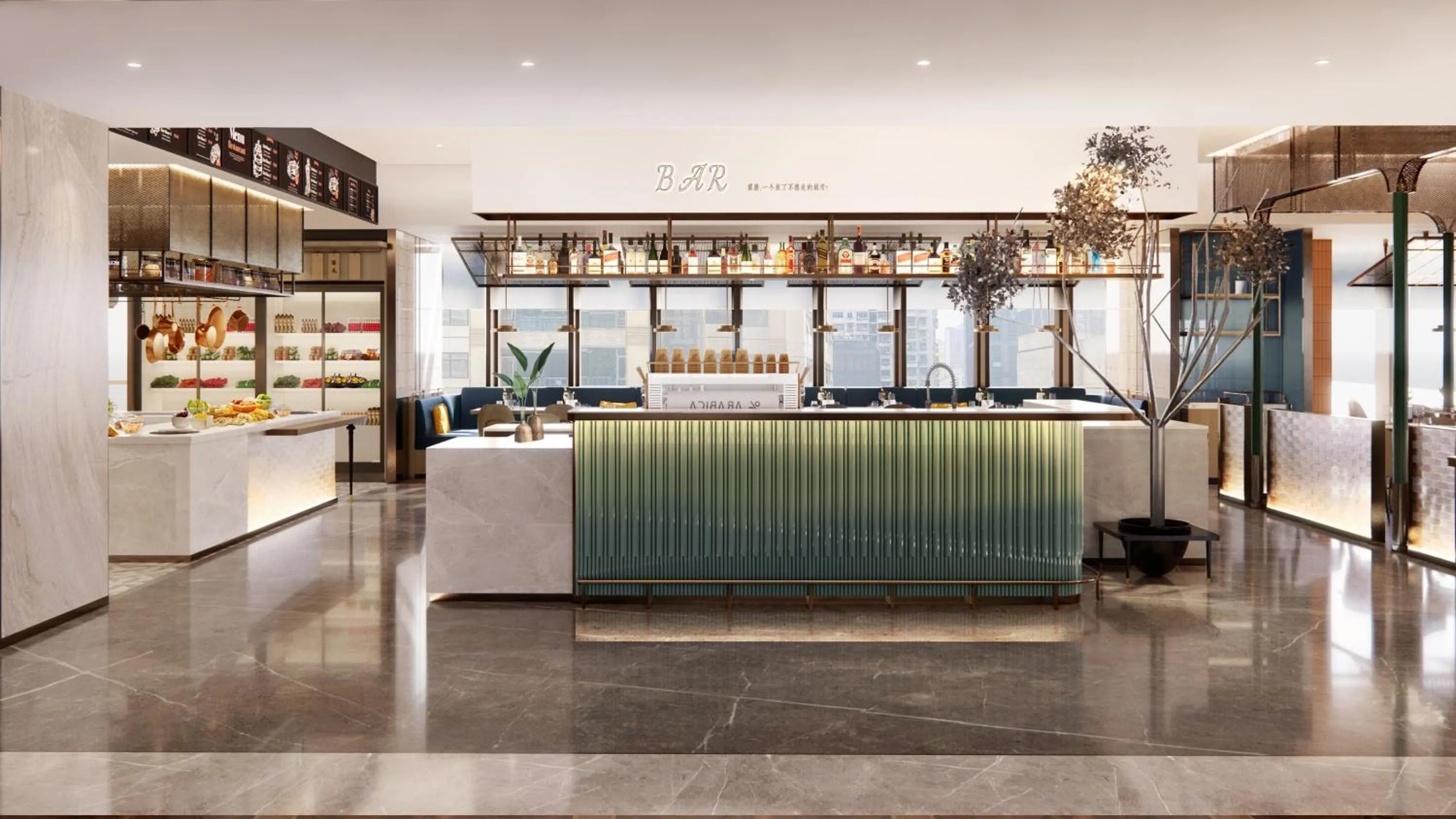 Lounge or bar in Voco Chongqing Chaotianmen