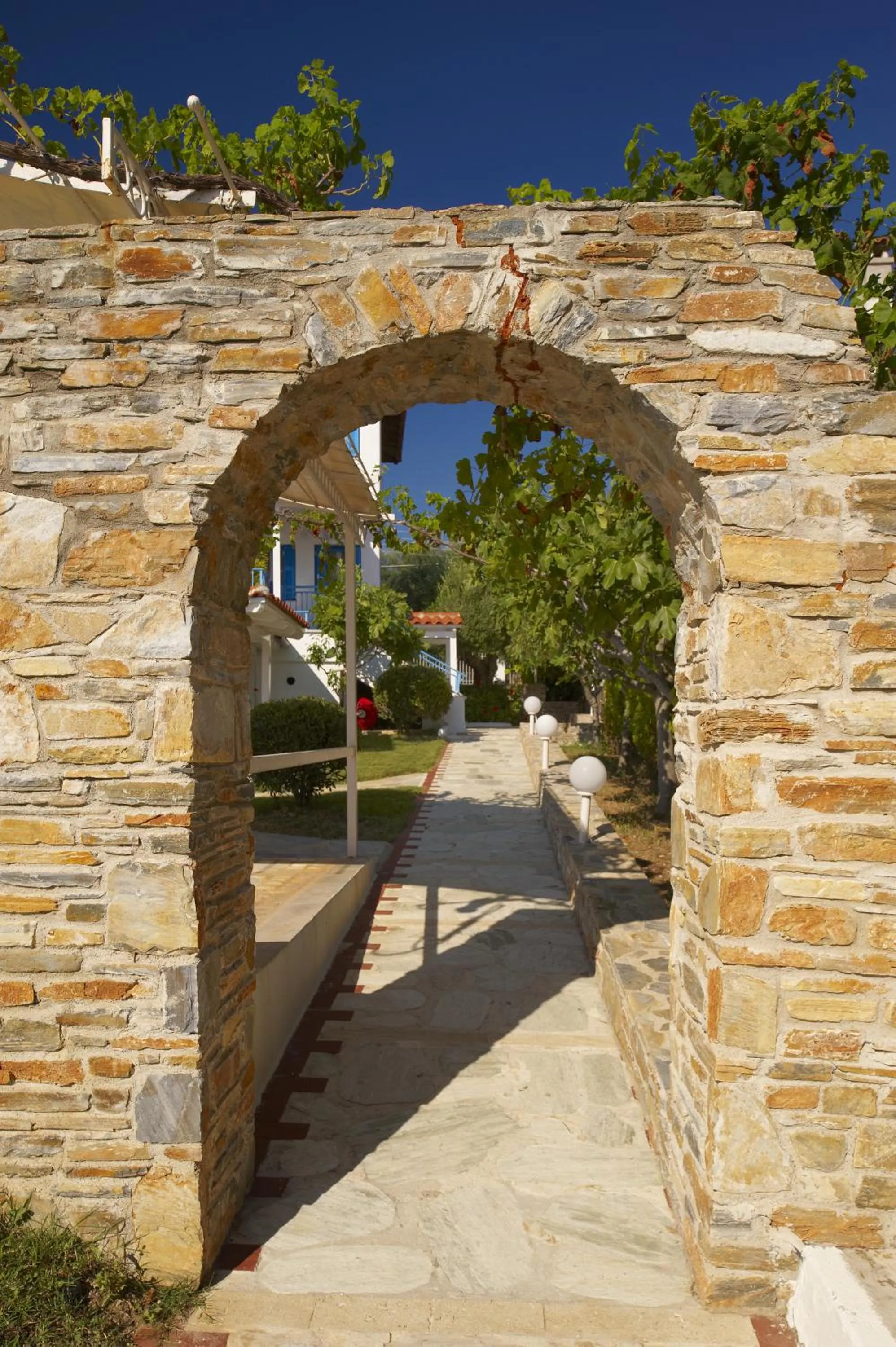 Facade/entrance in Acrotel Athena Villa