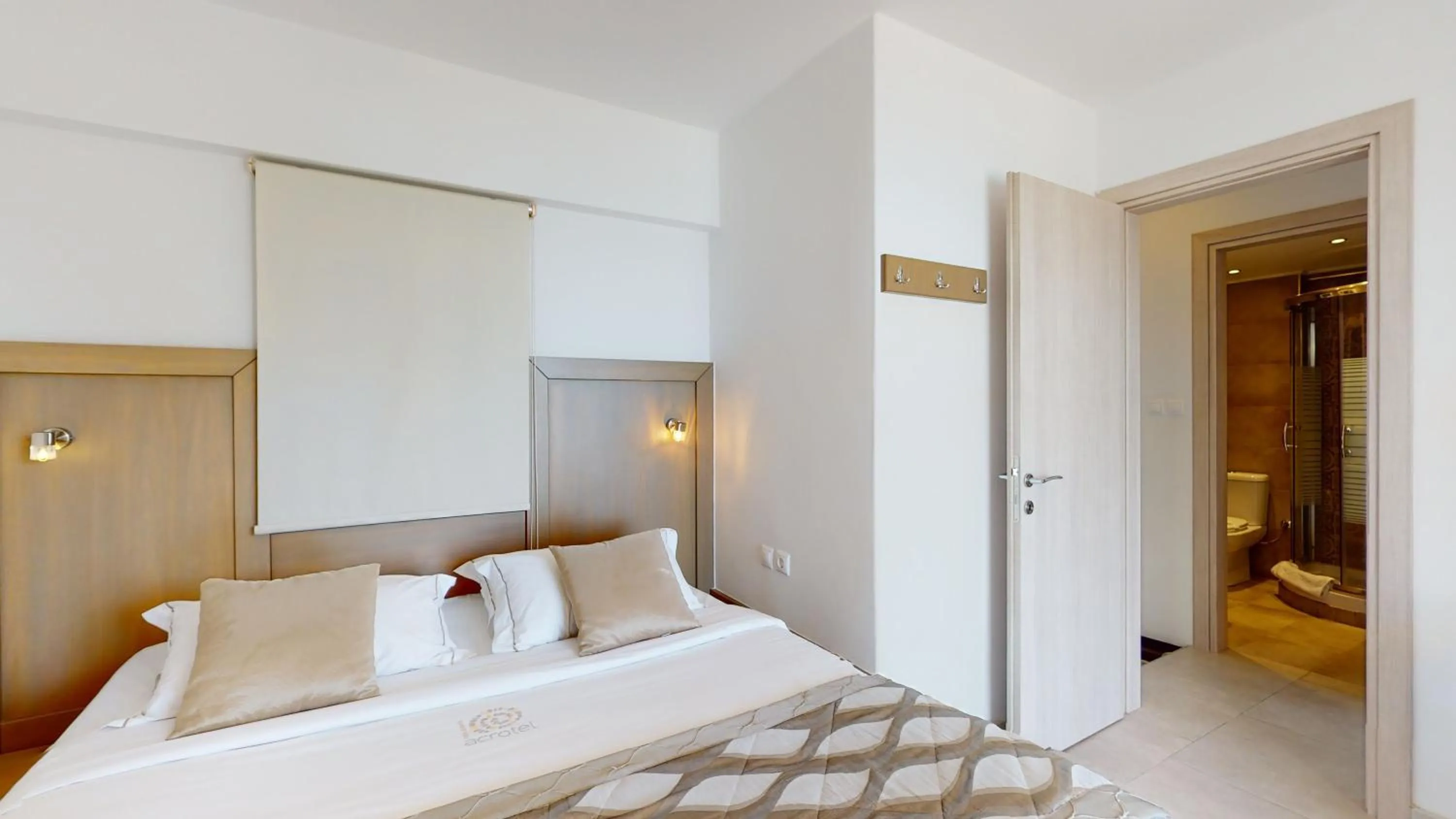 Bedroom, Bed in Acrotel Athena Villa