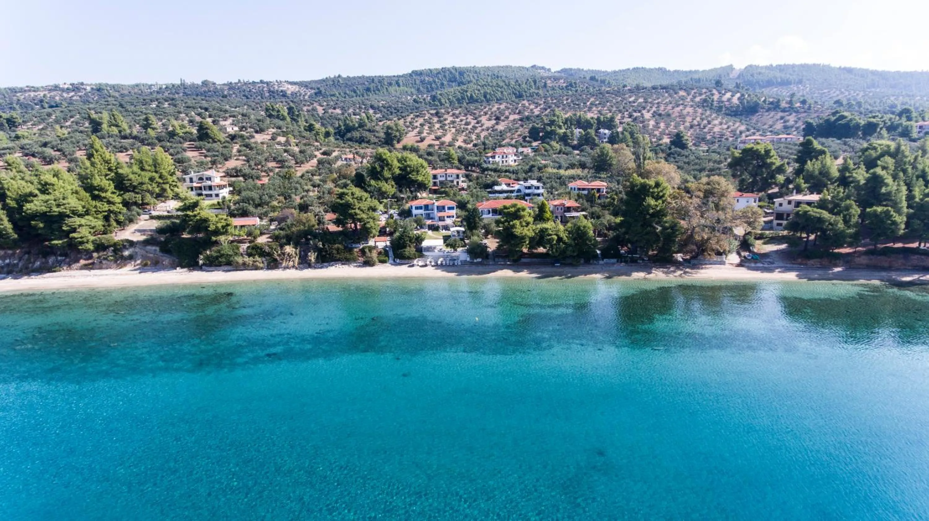 Bird's eye view in Acrotel Athena Villa