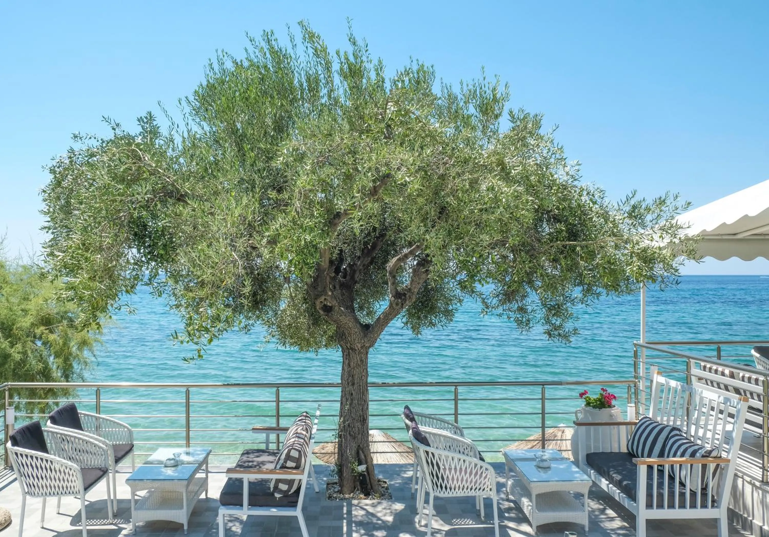 Patio in Acrotel Athena Villa