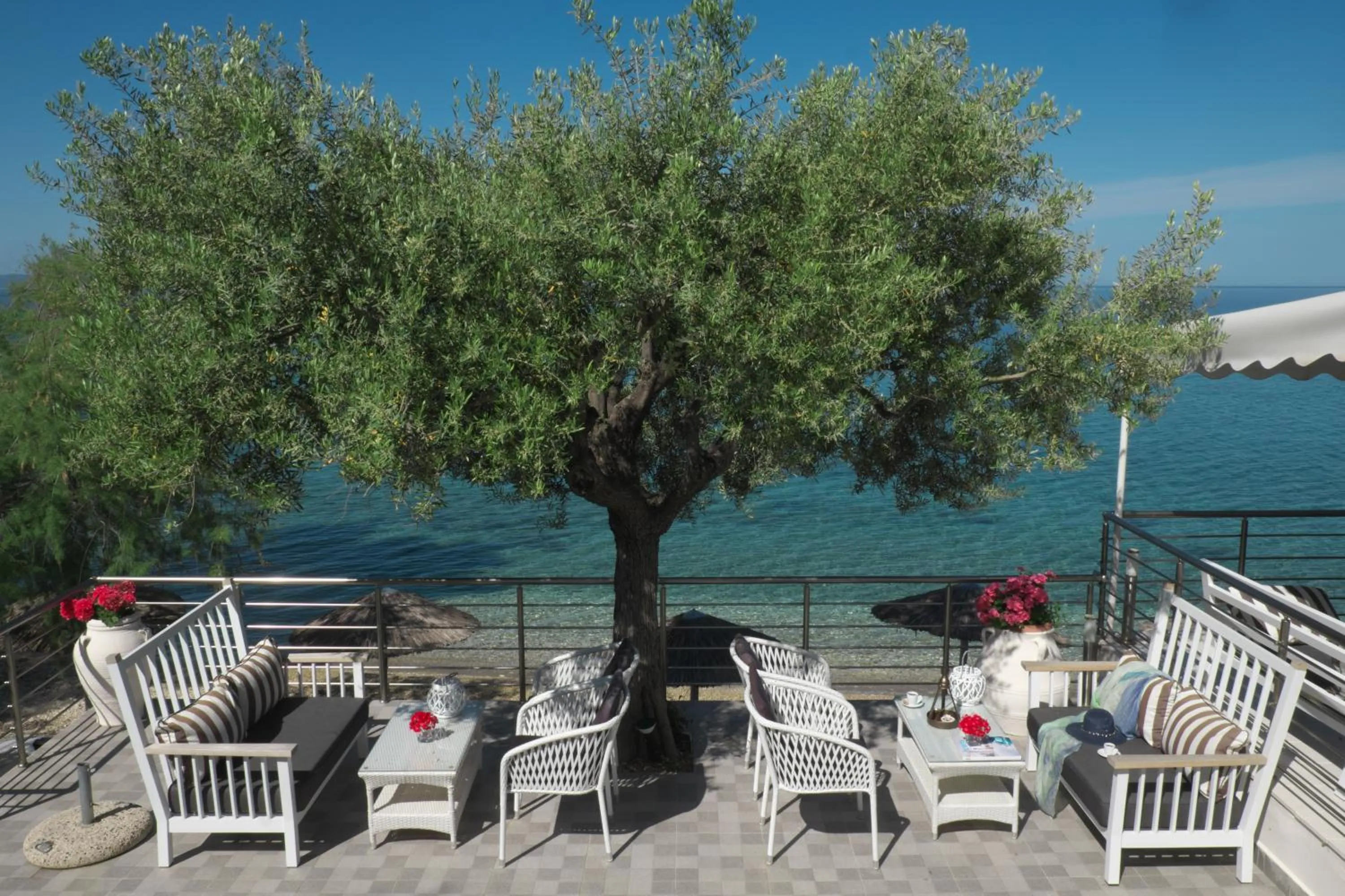 Balcony/Terrace in Acrotel Athena Villa