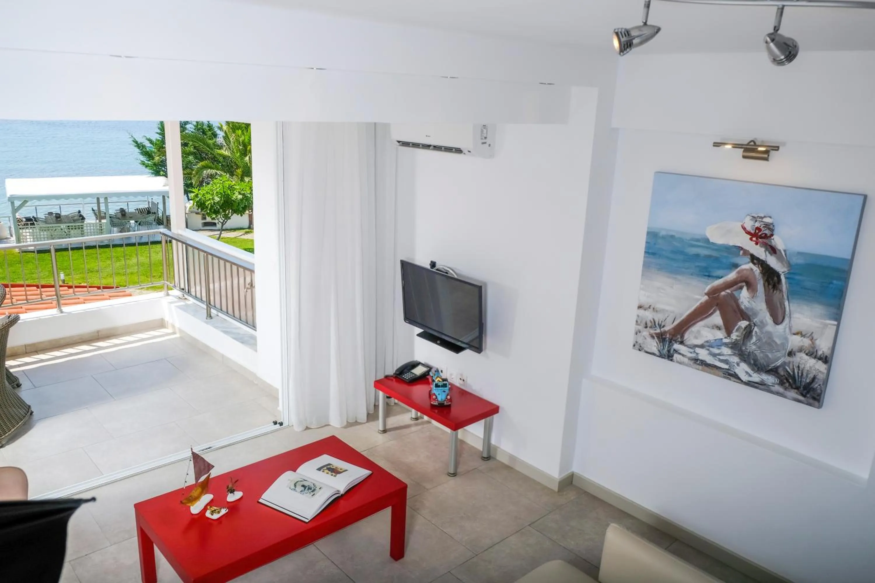 Living room in Acrotel Athena Villa