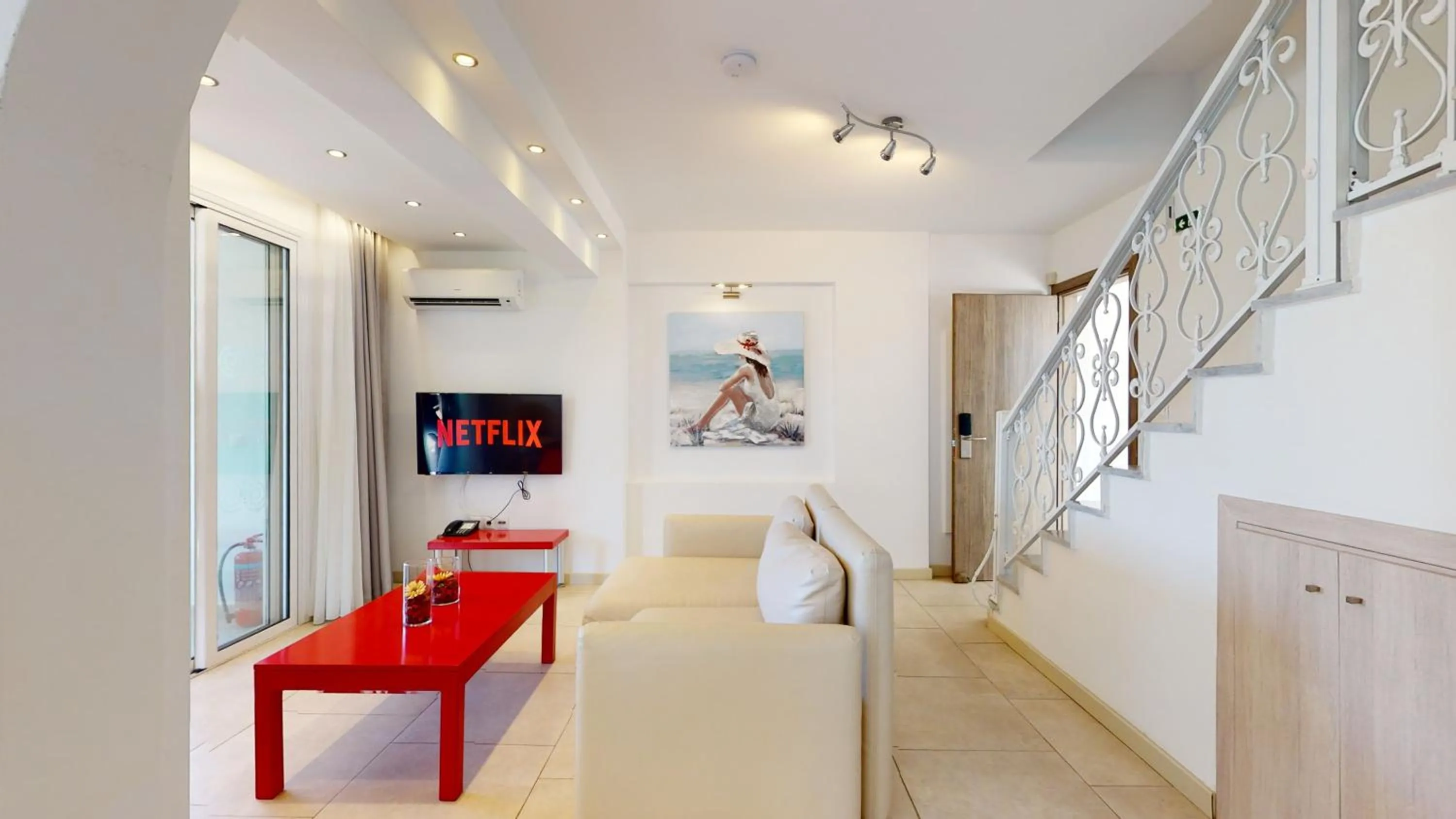 Living room in Acrotel Athena Villa